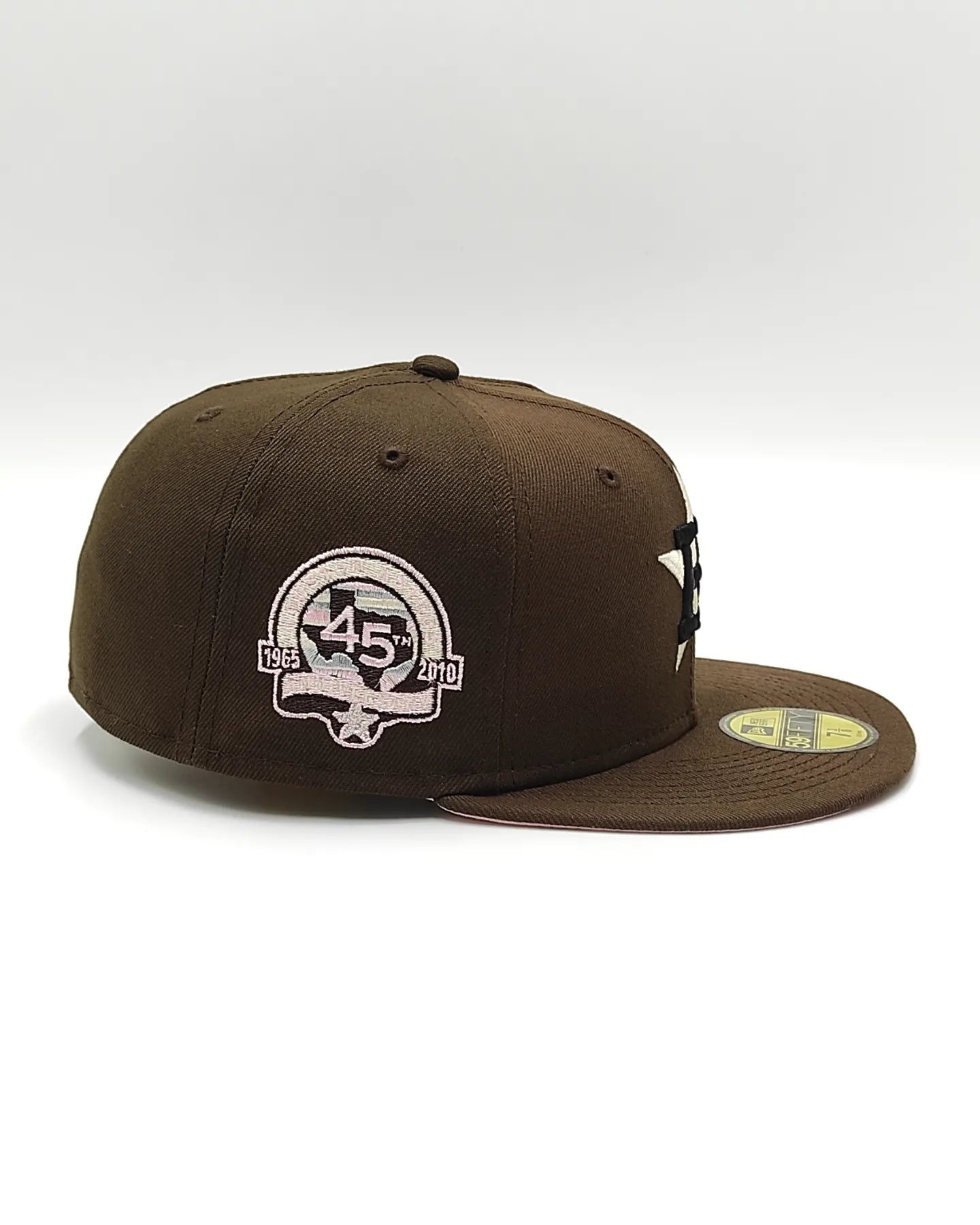 Gorra ajustada 59fifty New Era Houston Astros 45.º aniversario edición café dulce