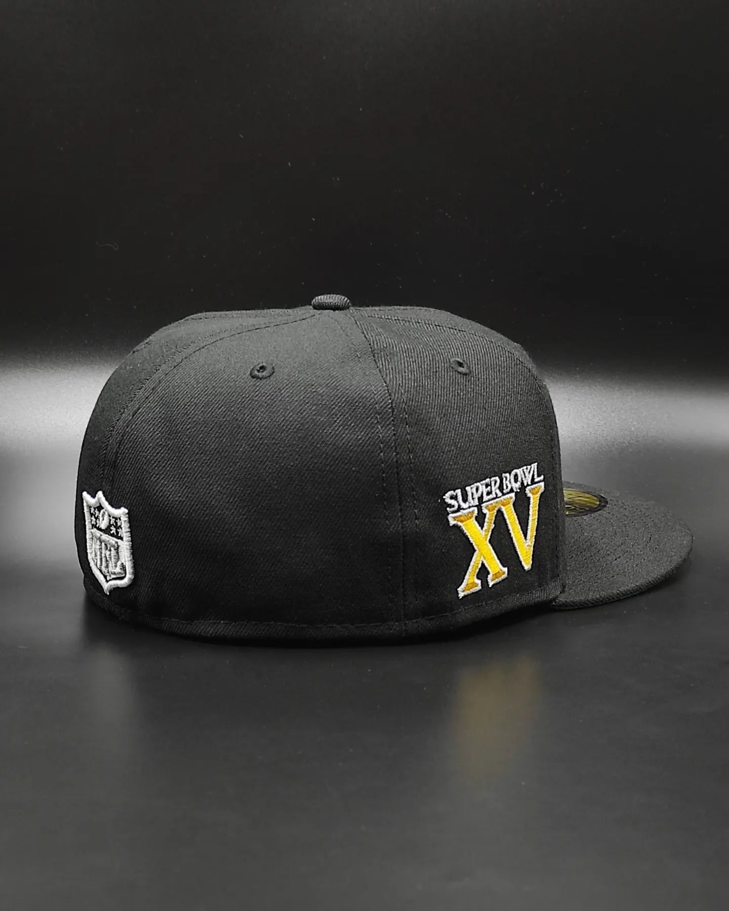 Gorra ajustada 59fifty New Era Las Vegas Raiders Super Bowl XV edición negra