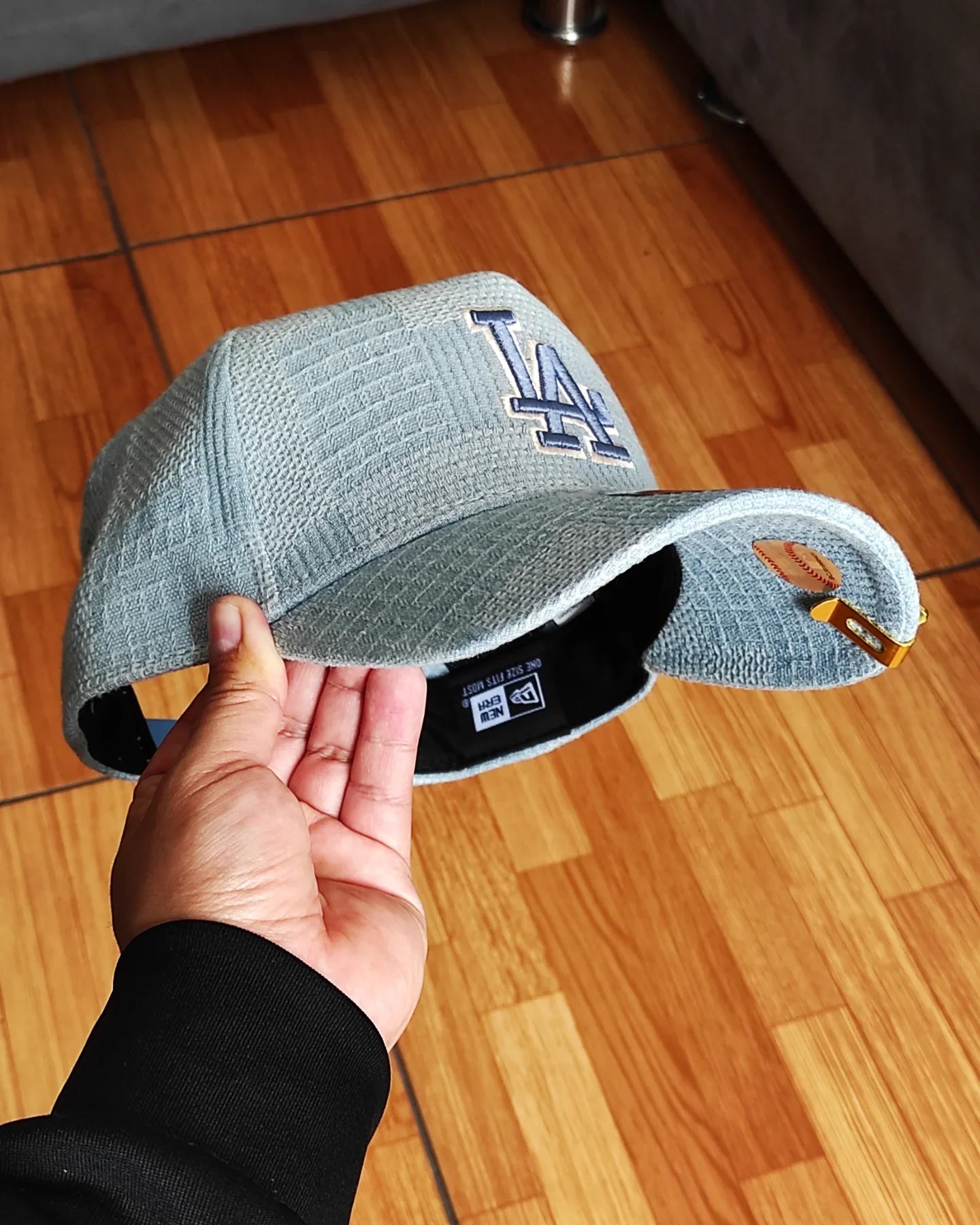 Gorra New Era Los Angeles Dodgers Denim Logo Essentials 9FORTY A-Frame