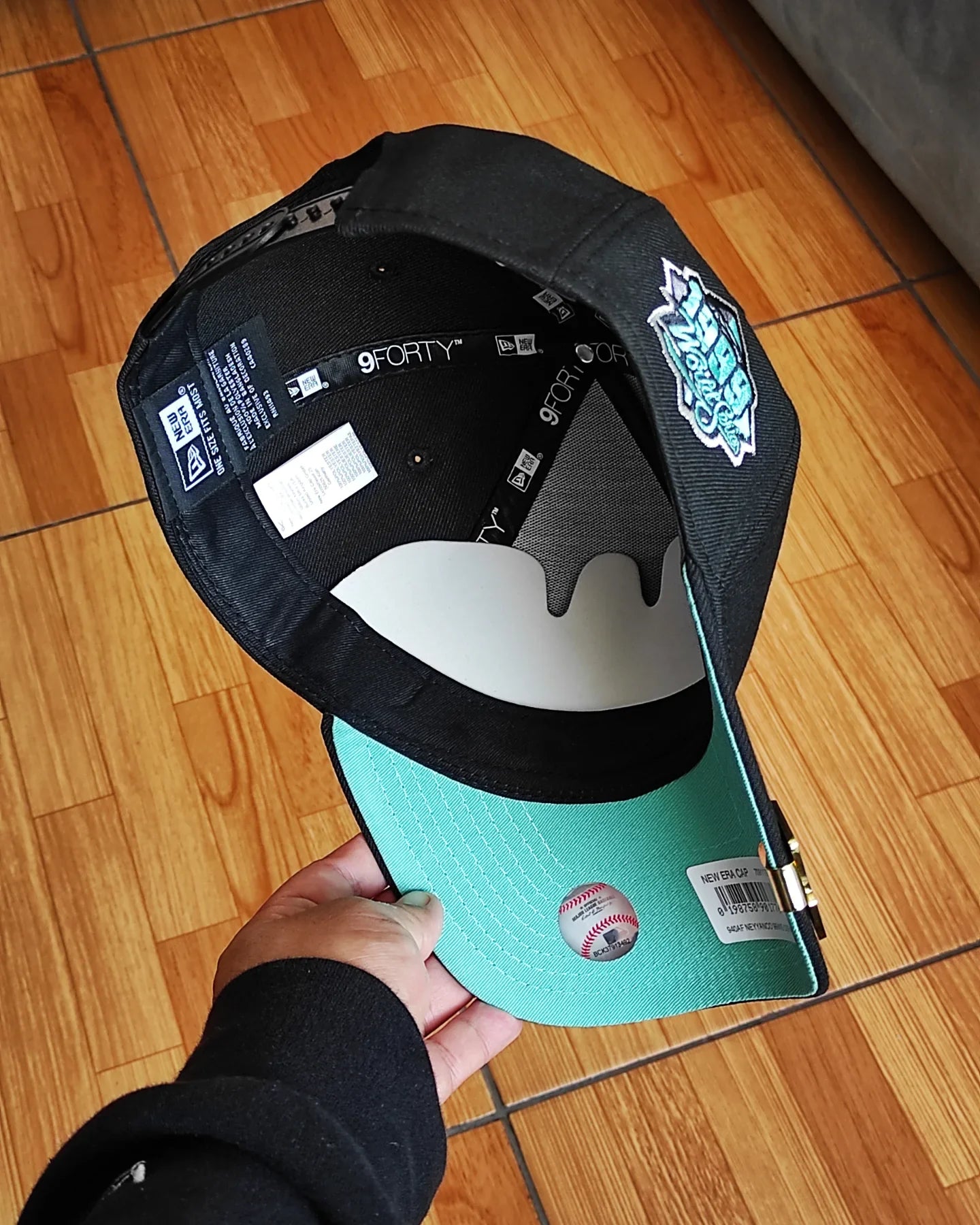 New Era New York Yankees serie mundial 1999 negra Tiffany 9forty a-frame