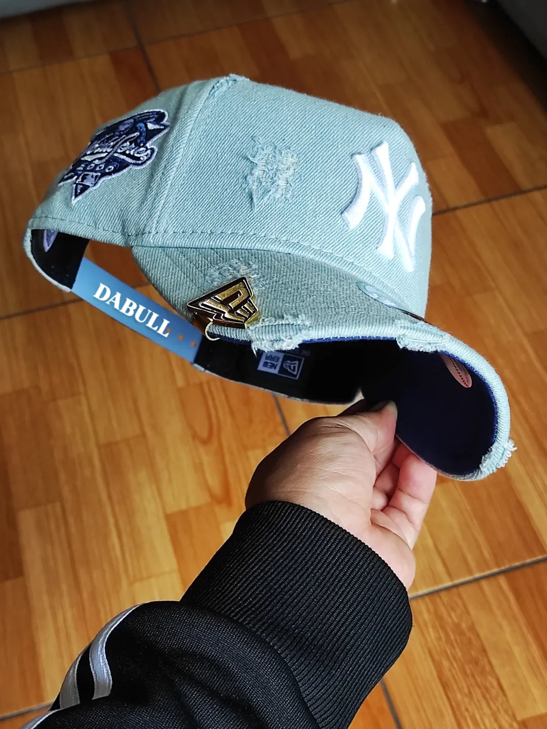 Gorra New Era New York Yankees World Series de denim 9FORTY A-FRAME
