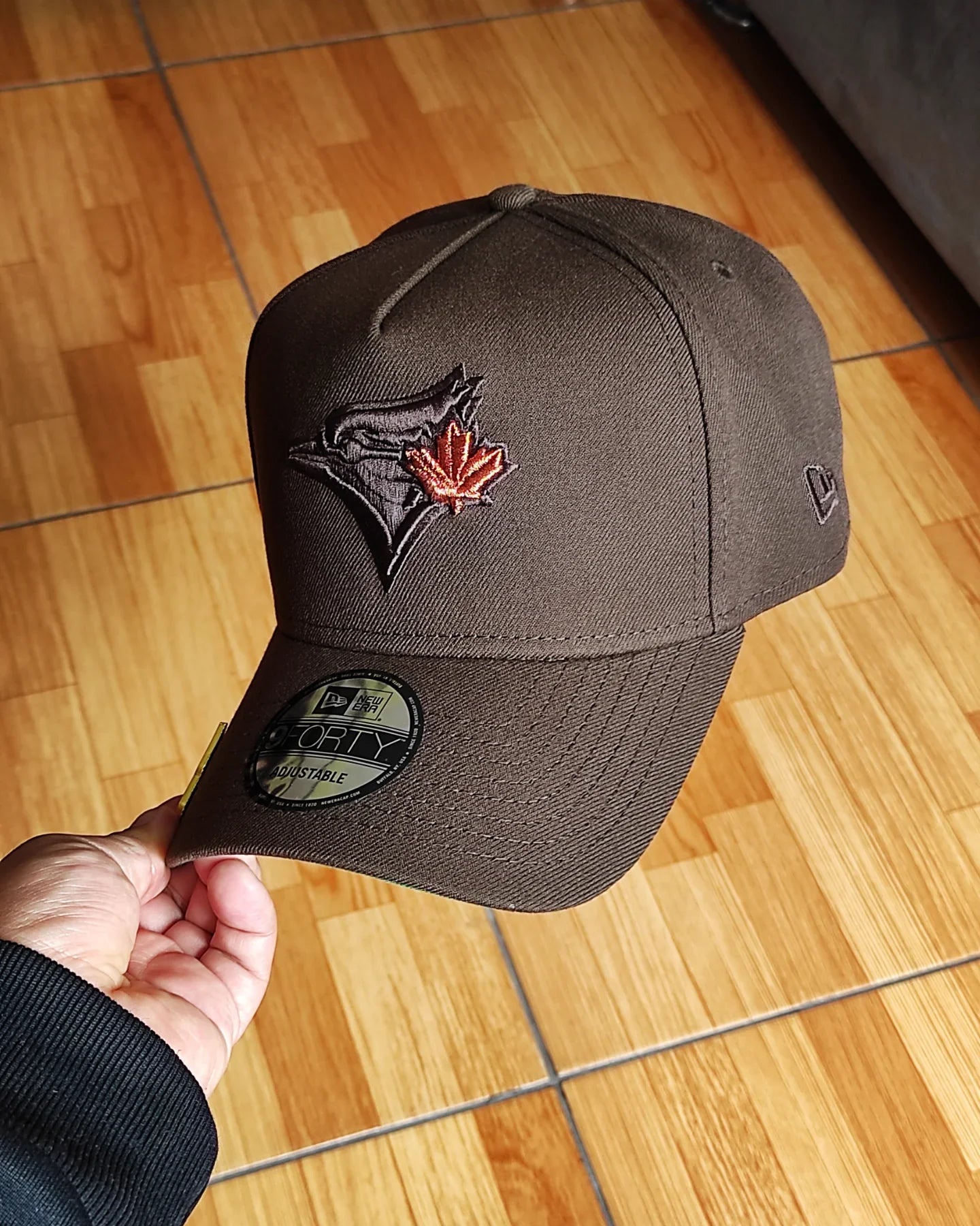 Gorra New Era Toronto Blue Jays 40 aniversario marrón verde 9FORTY A-FRAME