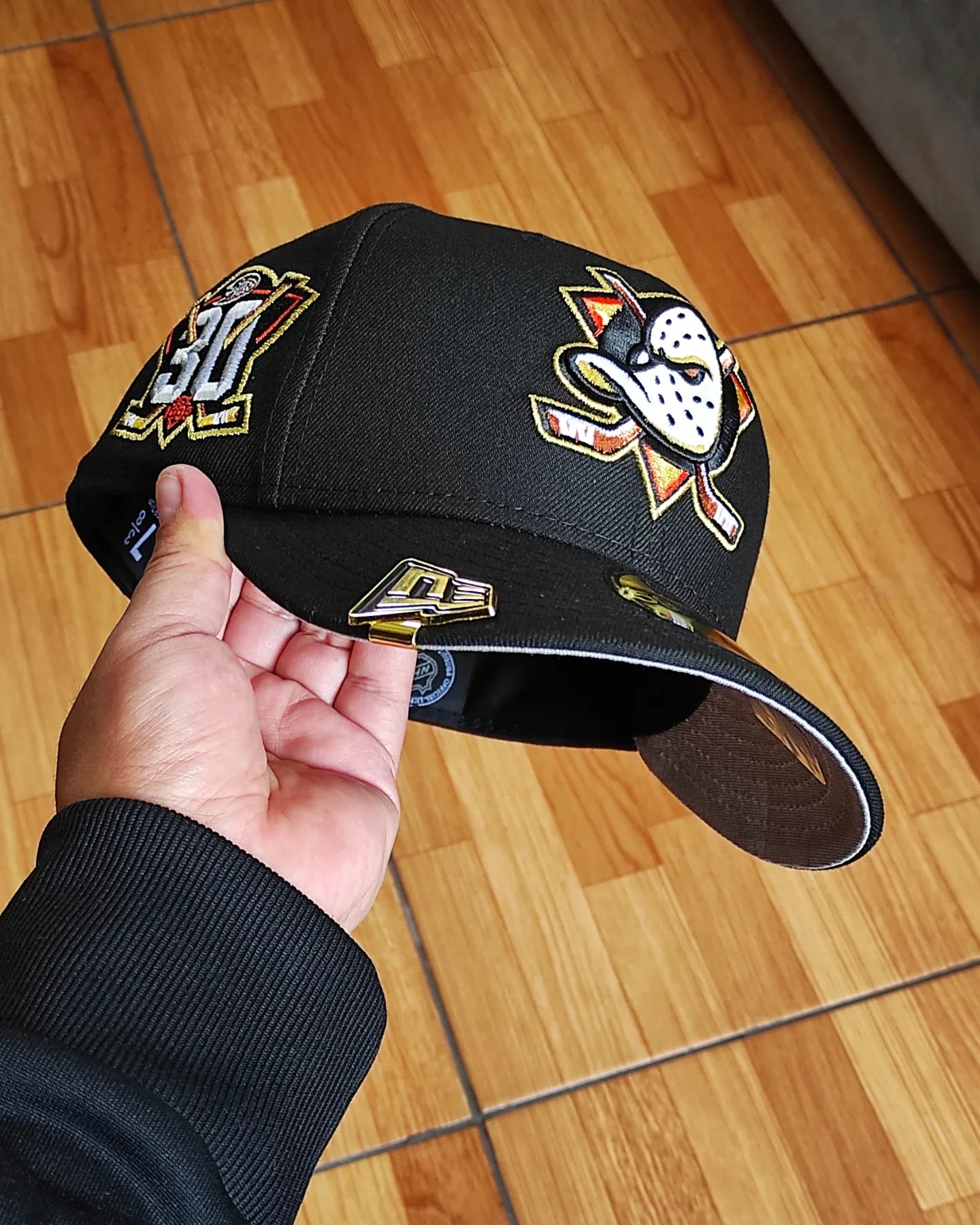 New Era Anaheim Ducks Edición 30 Aniversario NEGRO 59Fifty Ajustada