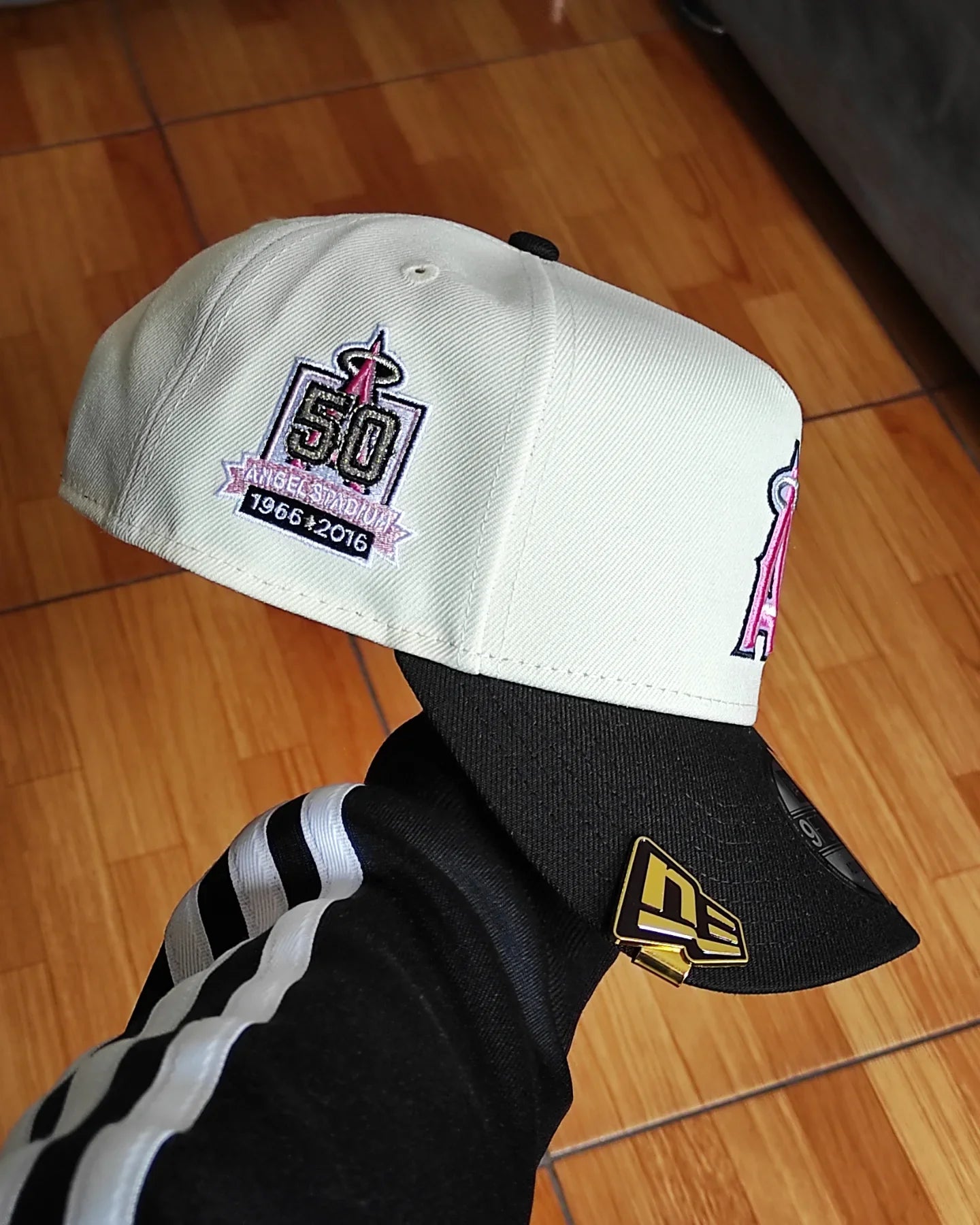 New Era Anaheim Angels 50 aniversario Chrome black 9FORTY A-FRAME