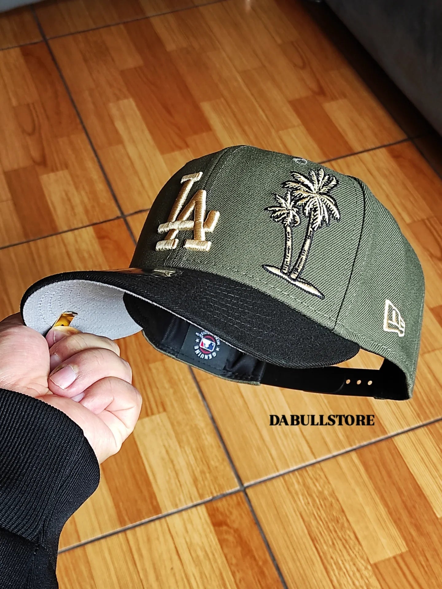 Gorra New Era Los Angeles Dodgers palm 🌴 bicolor verde oliva negra 9FIFTY snapback