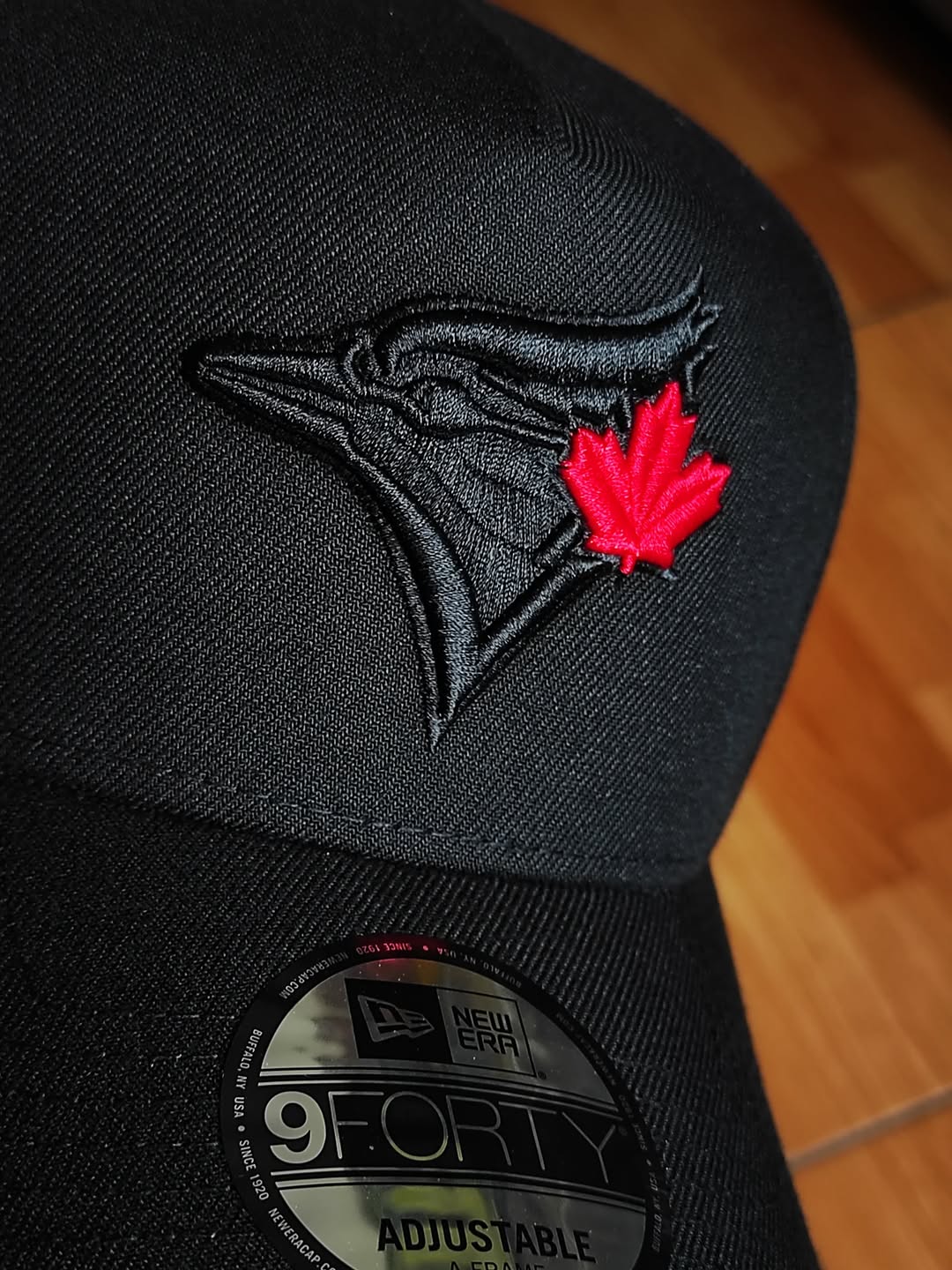 Gorra New Era Toronto BLUE Jays negra roja 9Forty a-frame