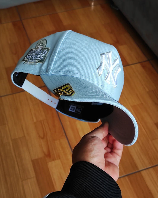New Era New York Yankees Serie Mundial 2024 azul cielo 9 FORTY A-FRAME