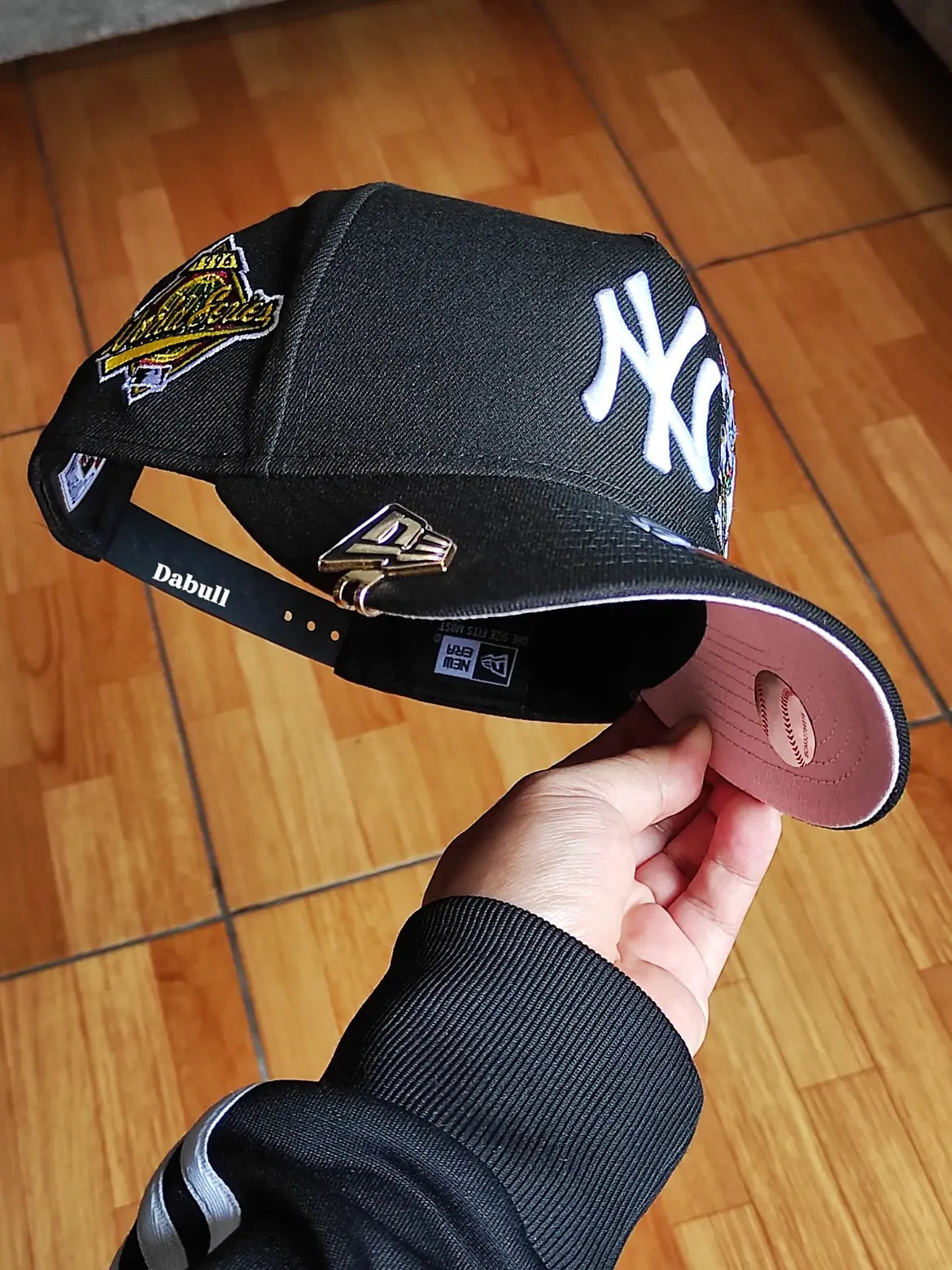 New Era 9FORTY a frame Snapback New York Yankees World Series 1996 Lucky cat pink uv