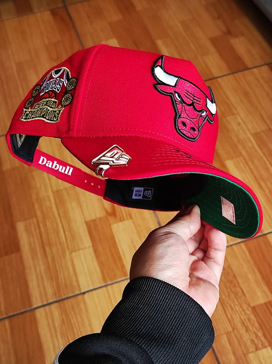 New Era Chicago Bulla NBA champions 1996 red 9Fifty A Snapback
