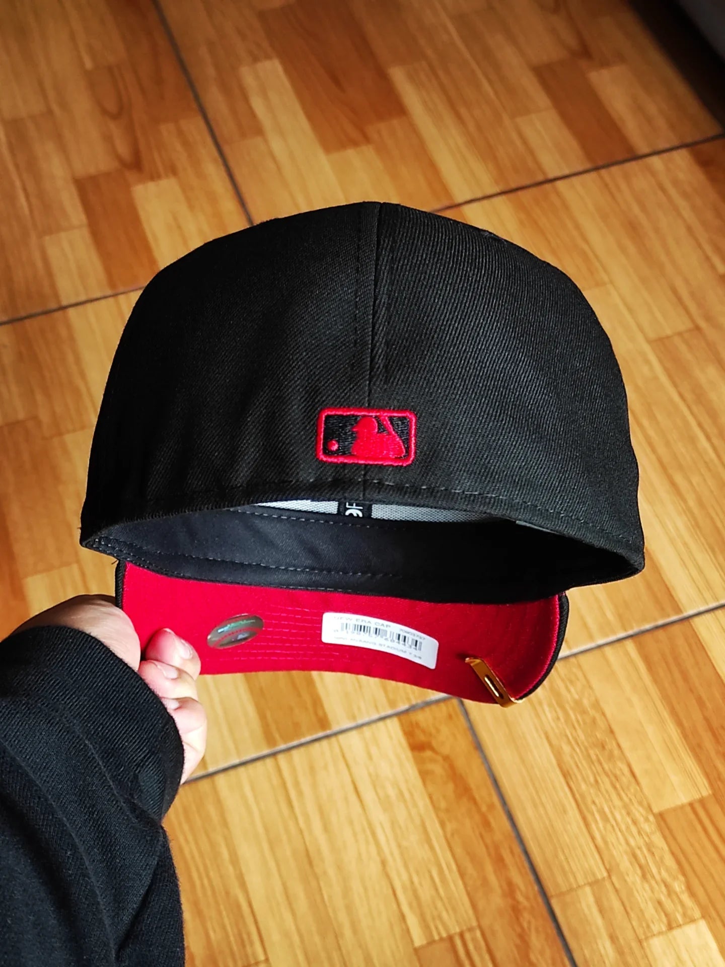 Gorra New Era Anaheim Angels 50th Anniversary Blackout Red Edition 59Fifty Fitted