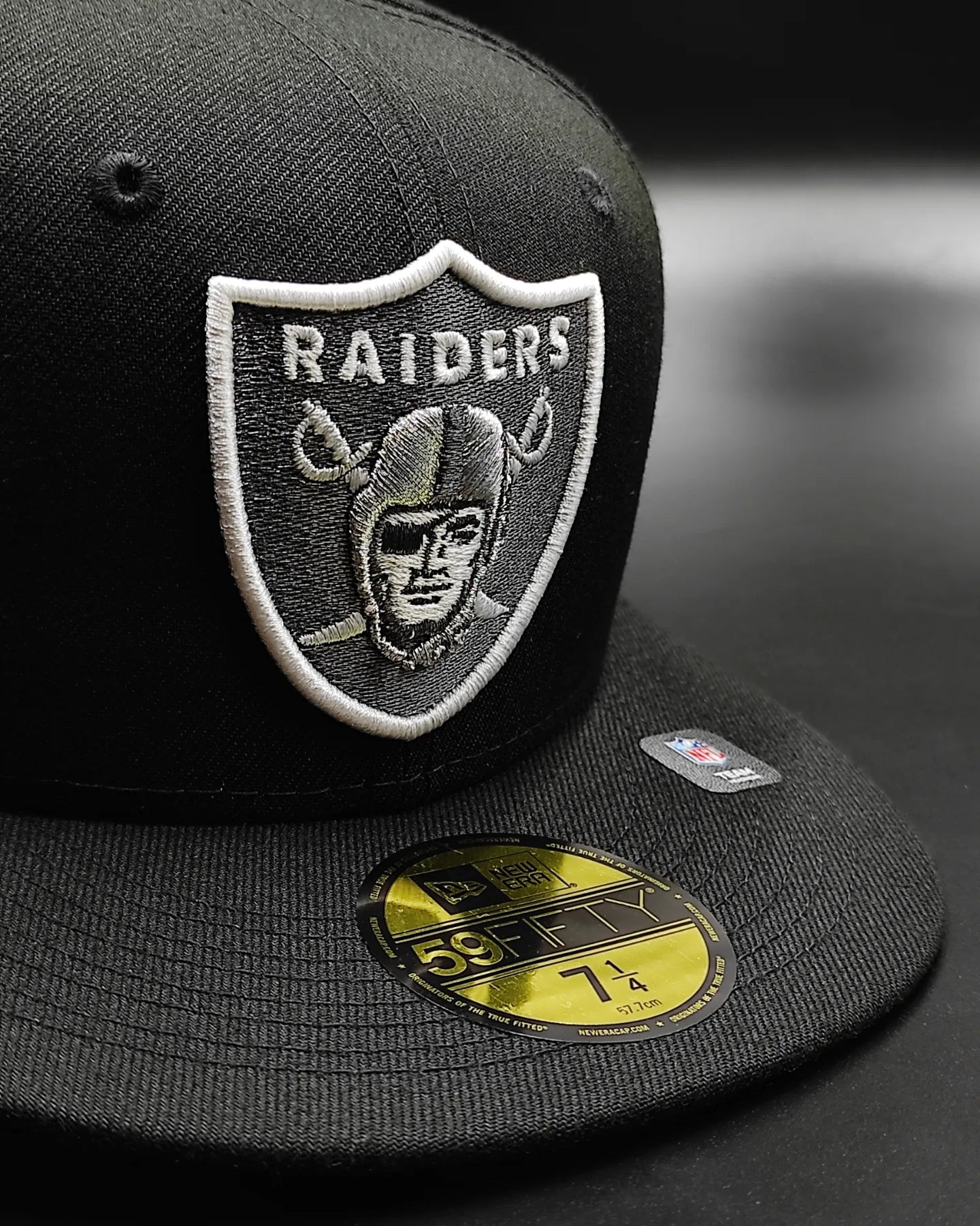Gorra ajustada 59fifty New Era Las Vegas Raiders Super Bowl XV edición negra