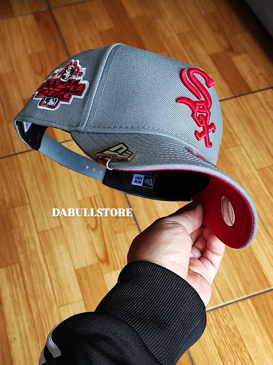 Gorra New Era White Sox All Star Game gris roja 9Forty A Frame Snapback