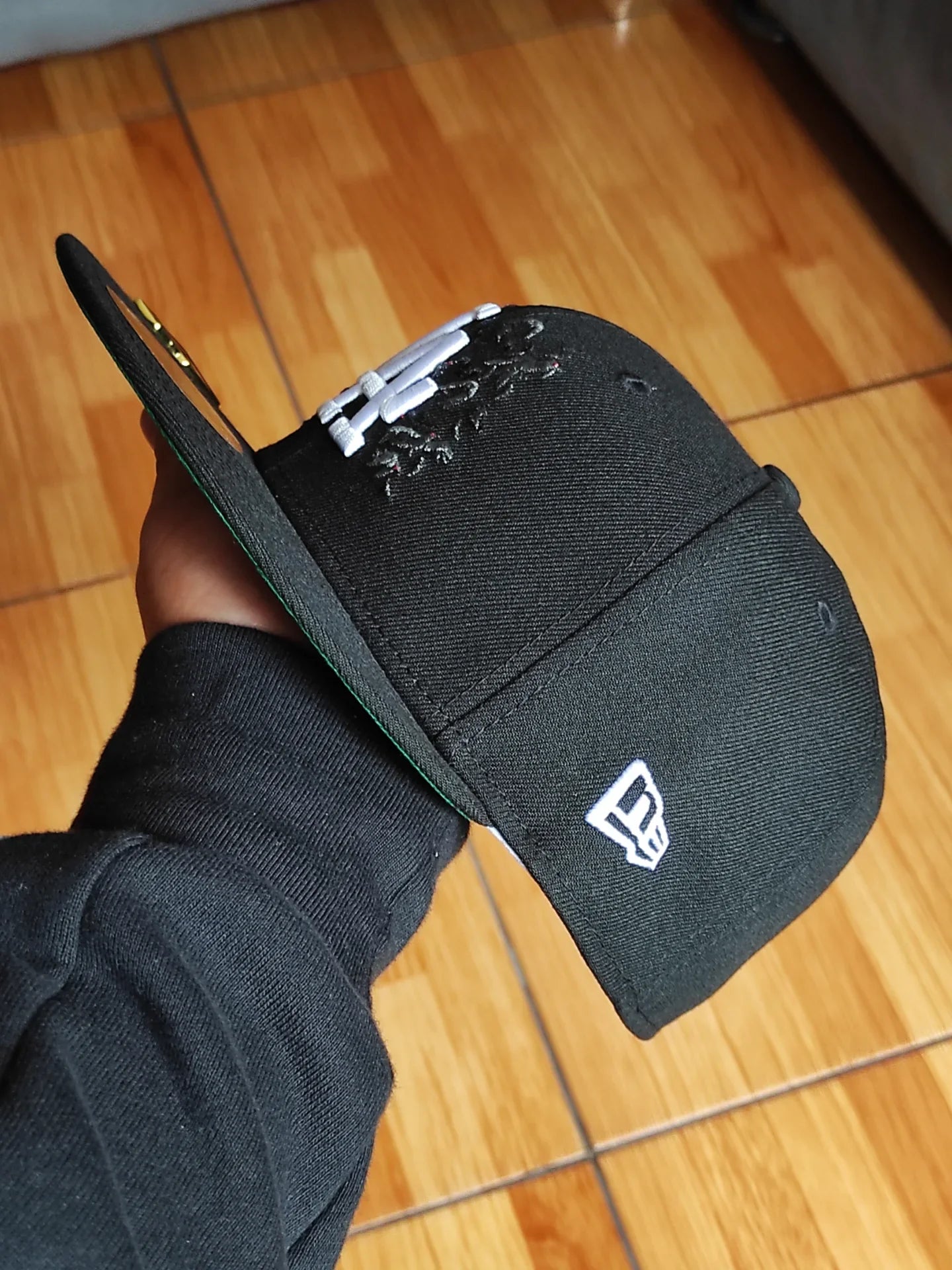 Gorra Ajustada New Era Los Angeles Dodgers Edición 40 Aniversario Black Crows 59Fifty