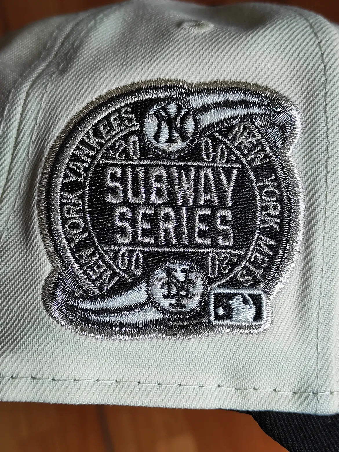 New Era New York Yankees Subway Series Angel Chrome Two Tone Edition 9Fifty A Frame Snapback Hat