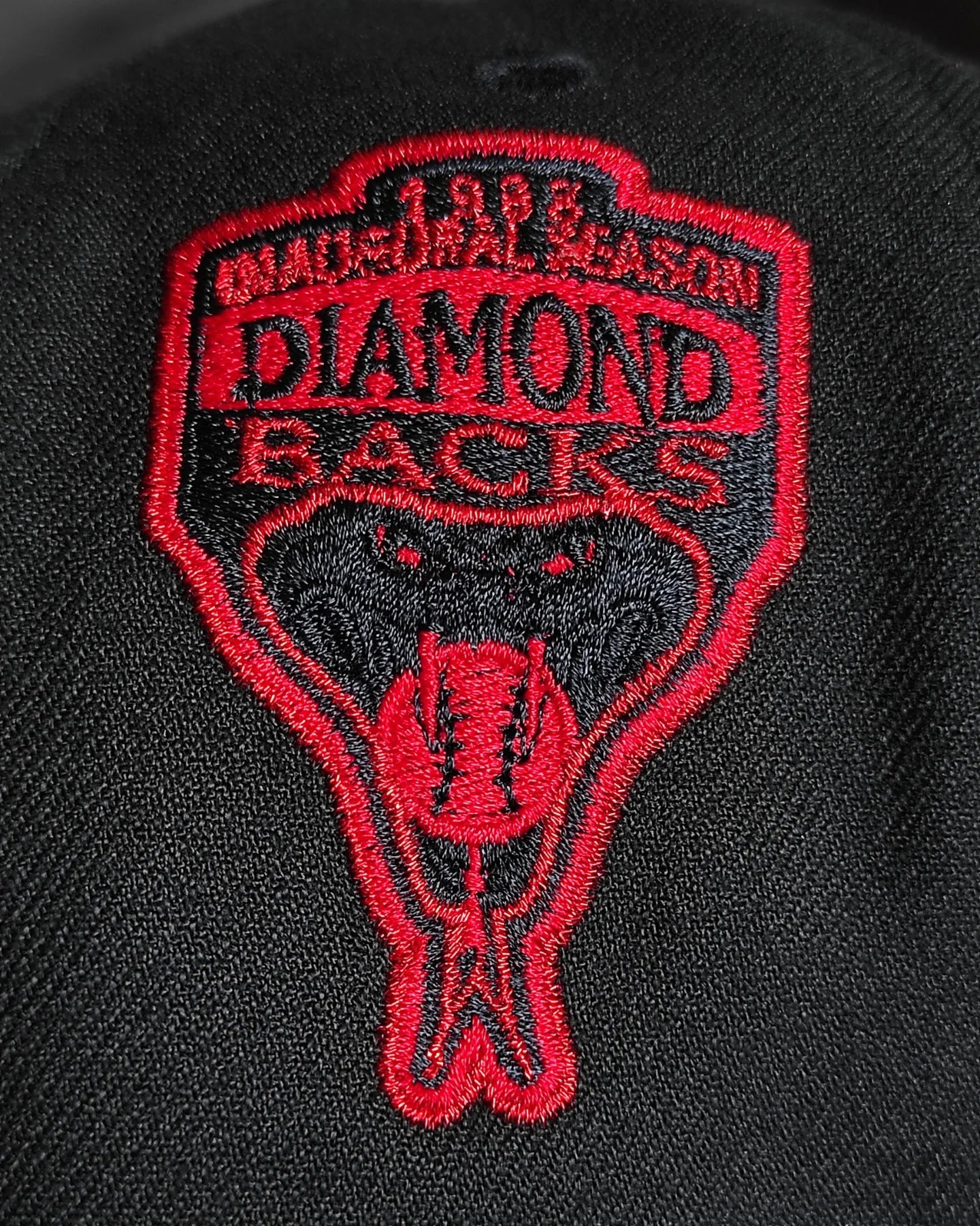 Gorra New Era Arizona Diamondbacks temporada inaugural negra roja 9forty A-FRAME