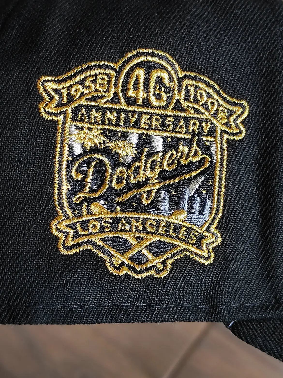 New Era Los Angeles Dodgers 40th Anniversary Angel Black Prime Edition 9Fifty A Frame Snapback Hat