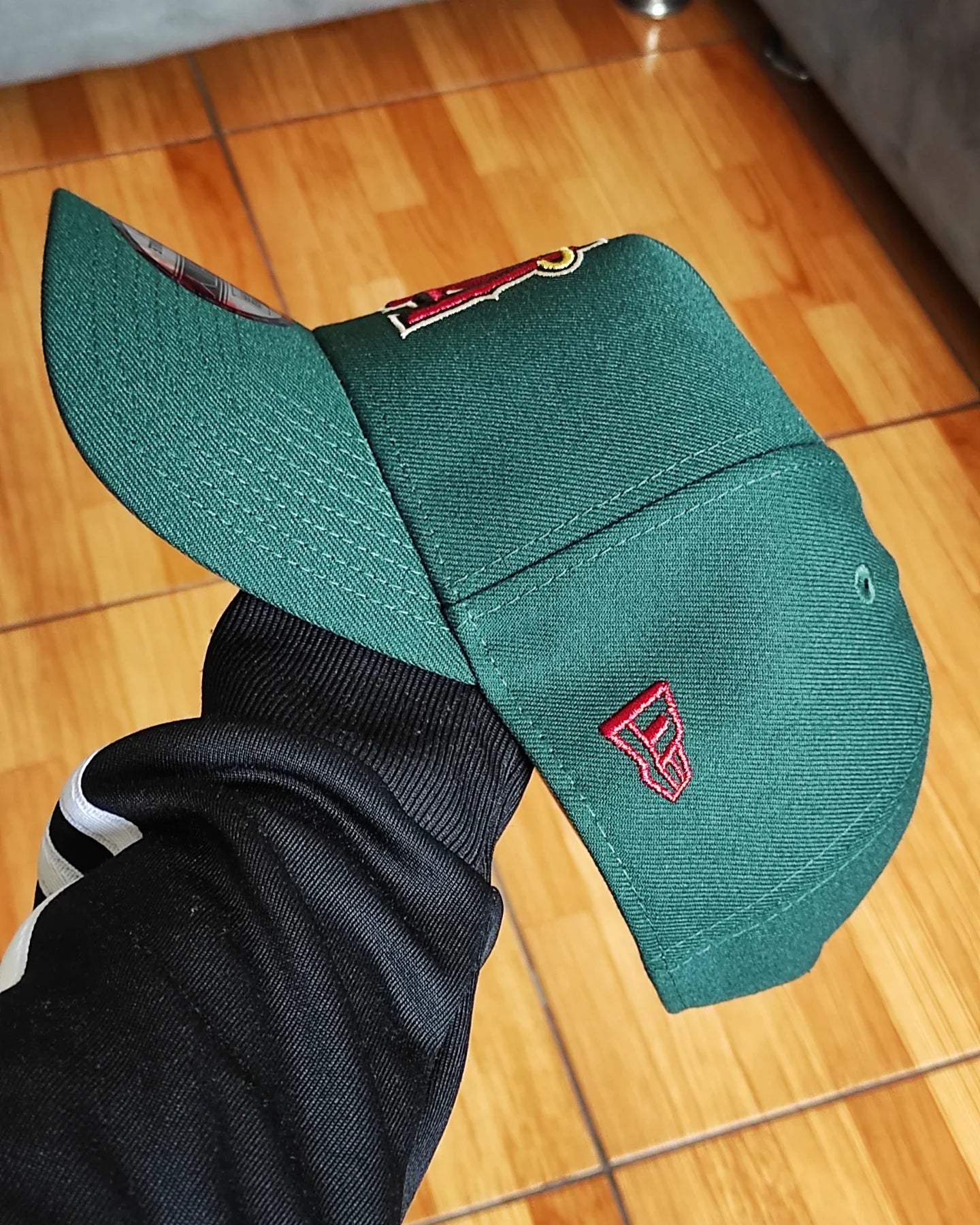 New Era Anaheim Angels 50 aniversario verde oscuro 9FORTY A-FRAME SNAPBACK