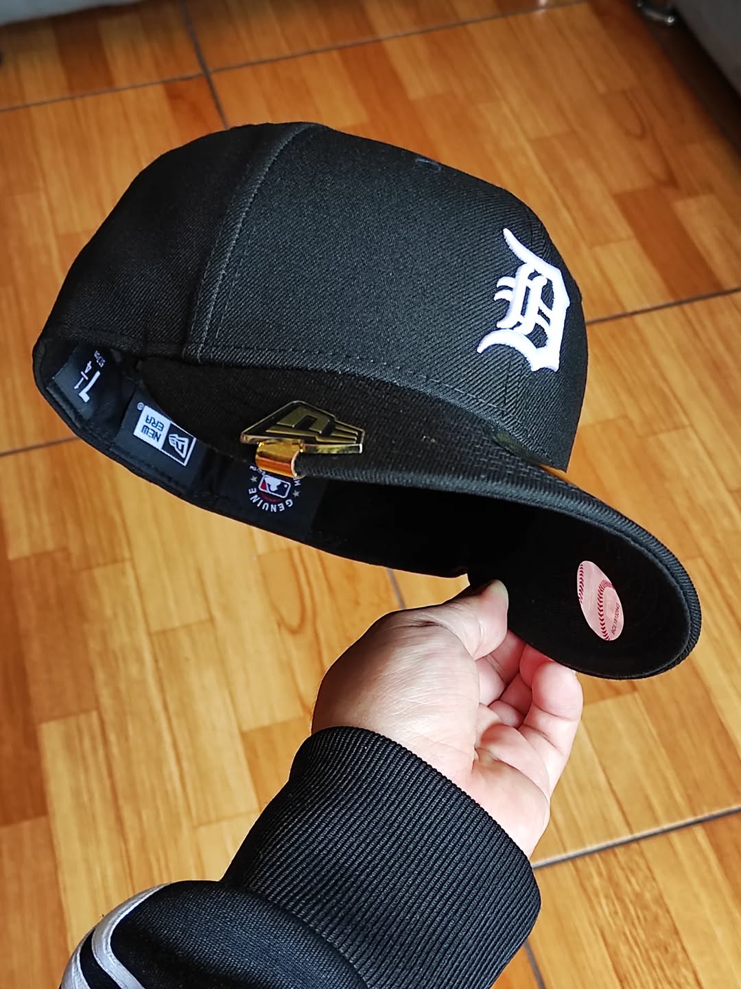 Gorra ajustada 59Fifty negra clásica de los Detroit Tigers de New Era