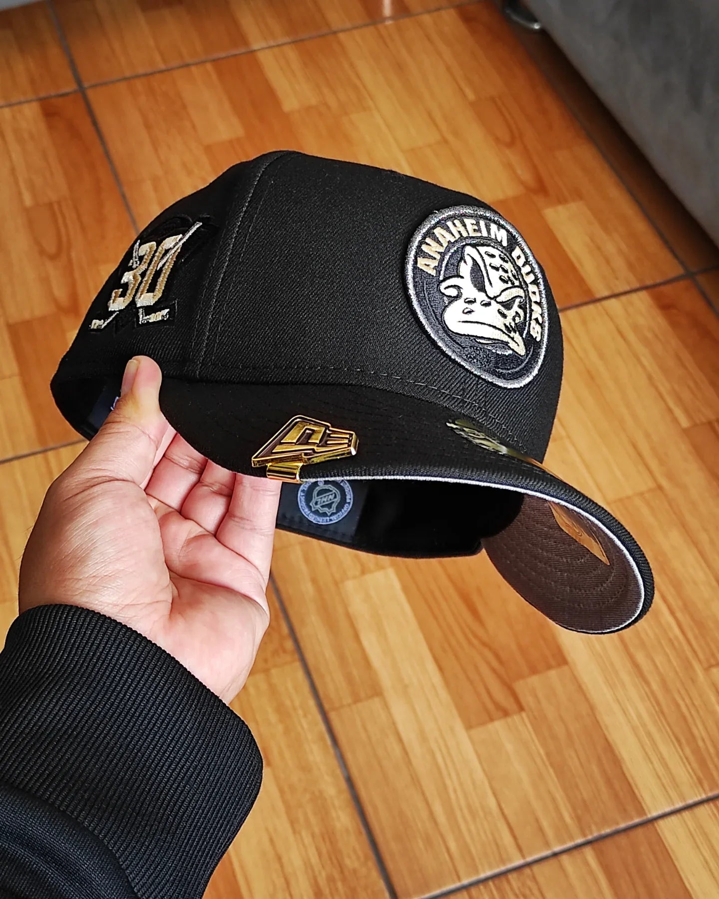 Gorra New Era Anaheim Ducks 30th Anniversary Black Prime Edition 59Fifty Ajustada