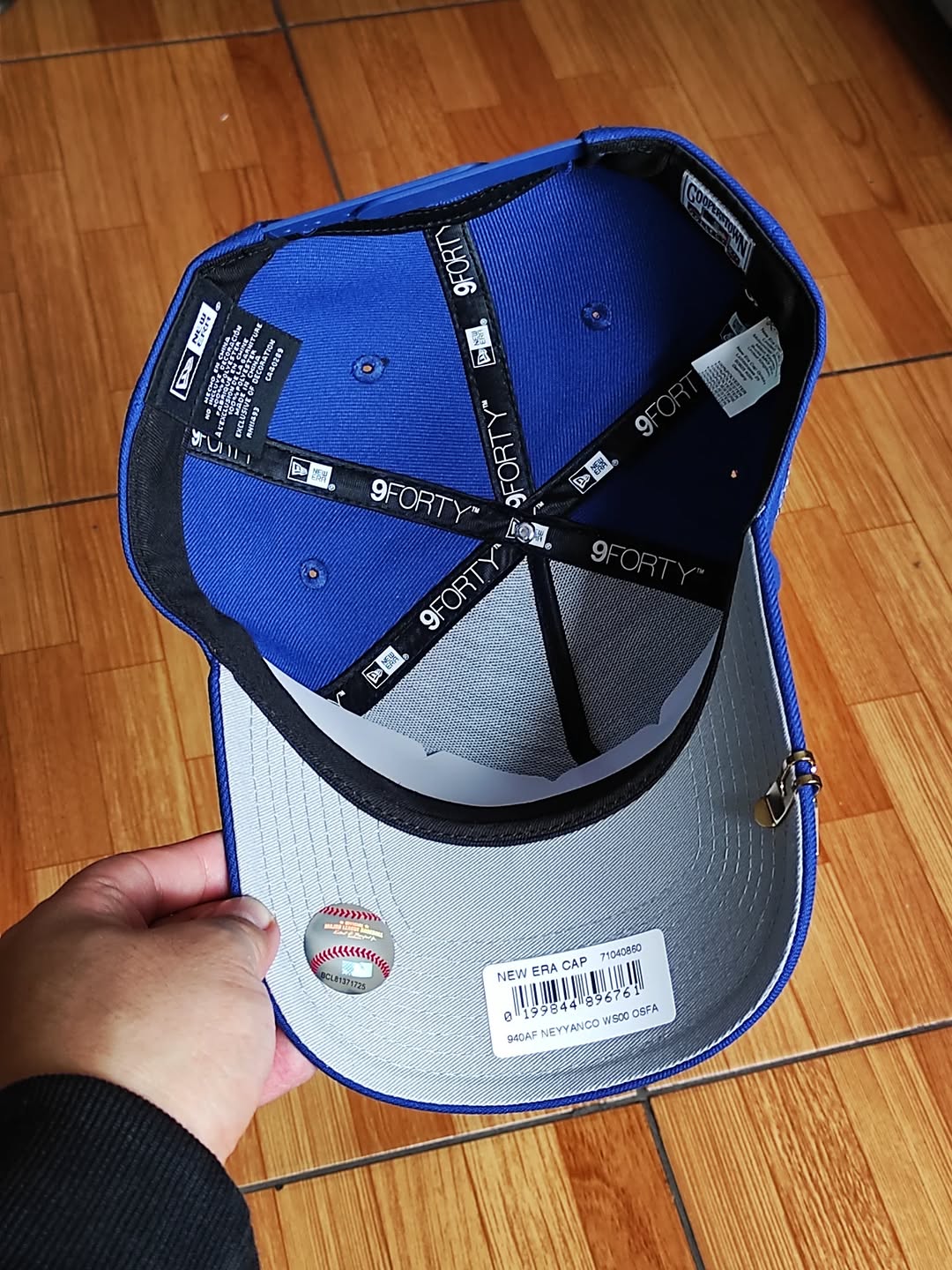 New Era New York Yankees Worlds series blues 9Forty A Frame Snapback