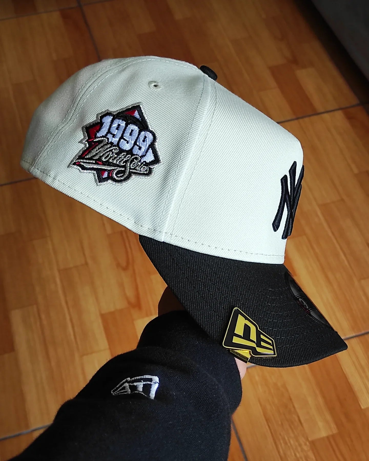 New Era New York Yankees Serie Mundial 1999 Cromado negro 9forty A-FRAME