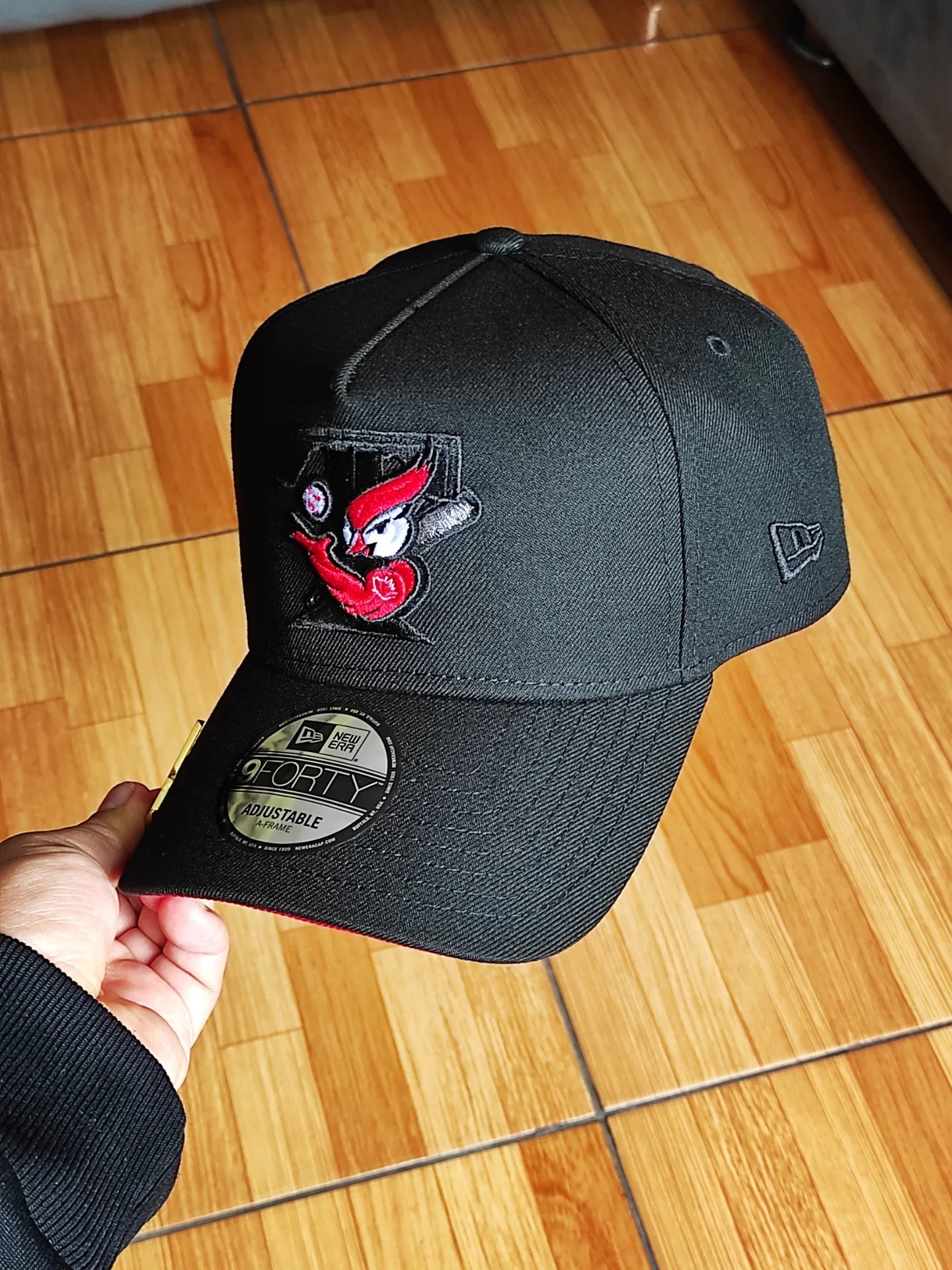 Gorra New Era Toronto Blue Jays All Star 1991 Edición Black Out Roja 9Forty A Frame Snapback