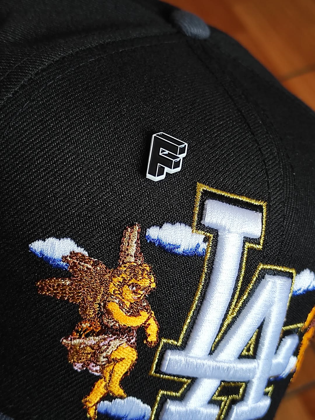 GORRA NEW ERA 59FIFTY LOS ANGELES DODGERS MLB NEGRA GRAFITO DOS TONOS UV ROSA