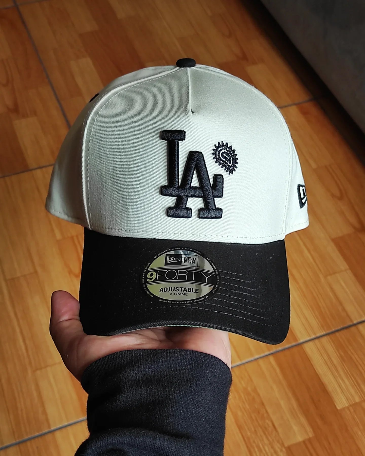 Gorra snapback New Era Los Angeles Dodgers paisley bicolor 9forty a-frame