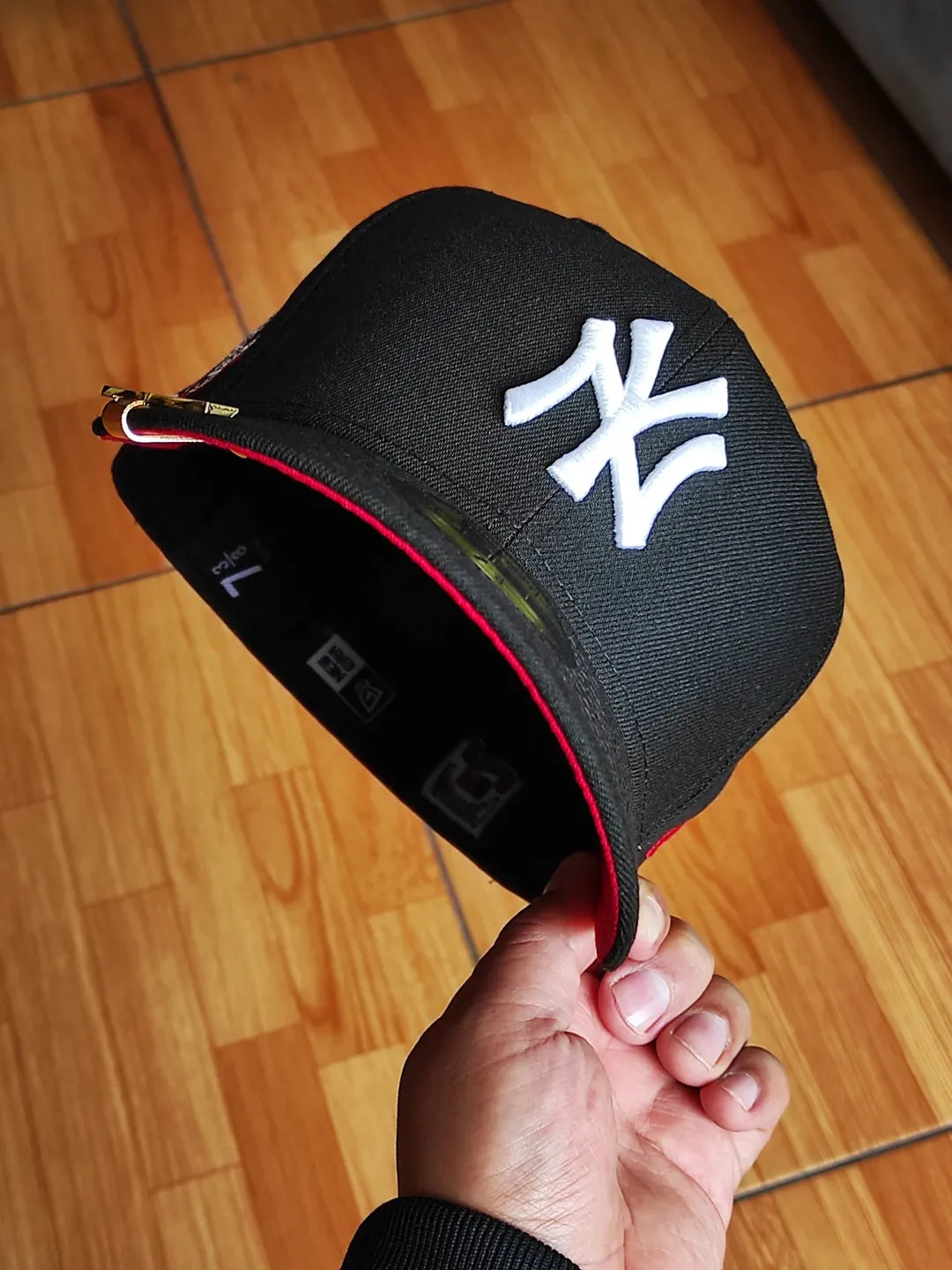 New Era New York Yankees Subway Series gorra ajustada 59Fifty negra y roja