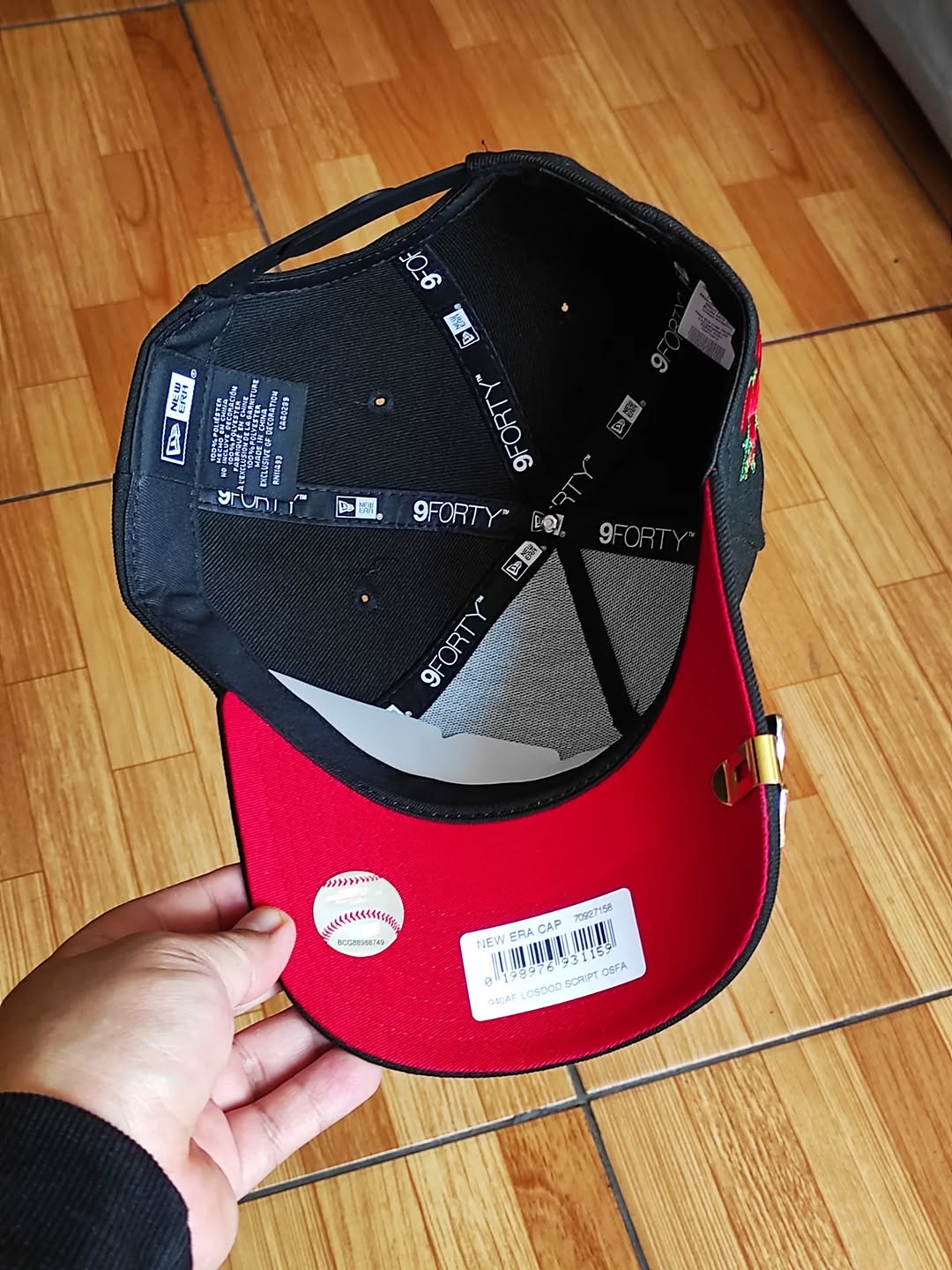 Gorra New Era Los Angeles Dodgers rose script 9Forty A Frame Snapback