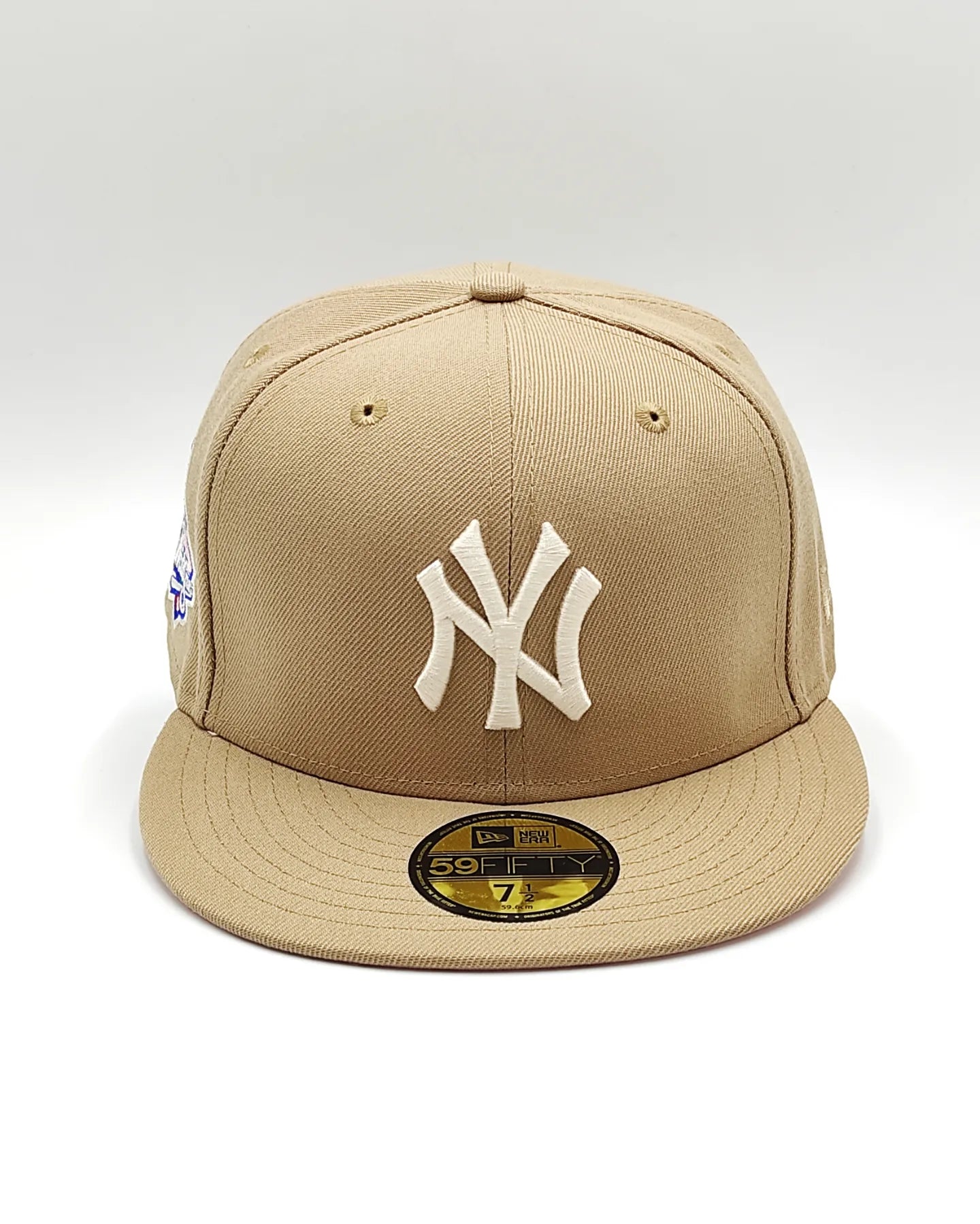 New Era gorra 59fifty New York Yankees World Series 1999 edición camel