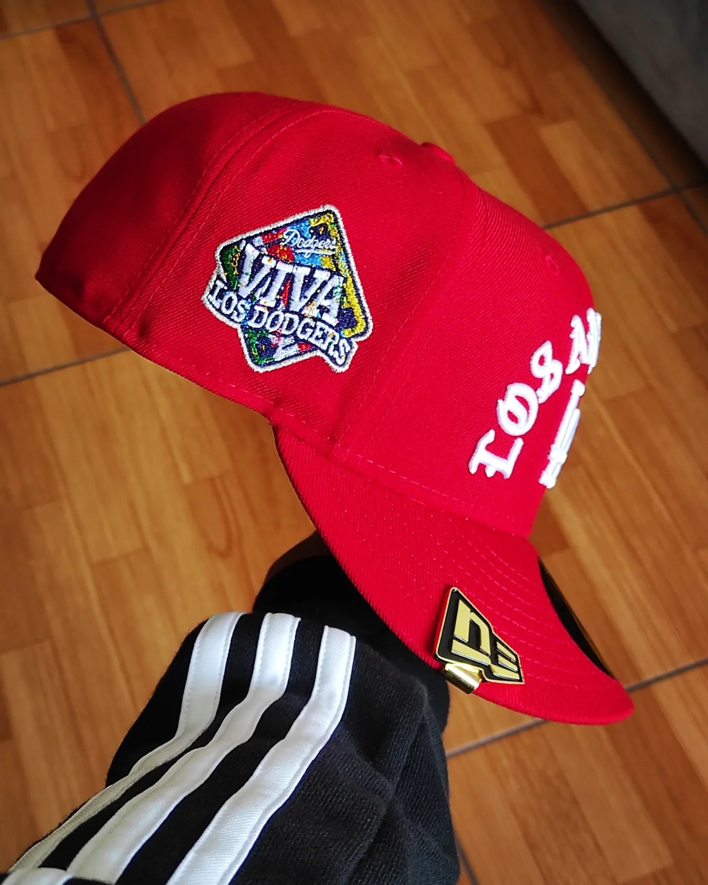 Gorra ajustada New Era Los Angeles Dodgers Viva Roja edición 59fifty