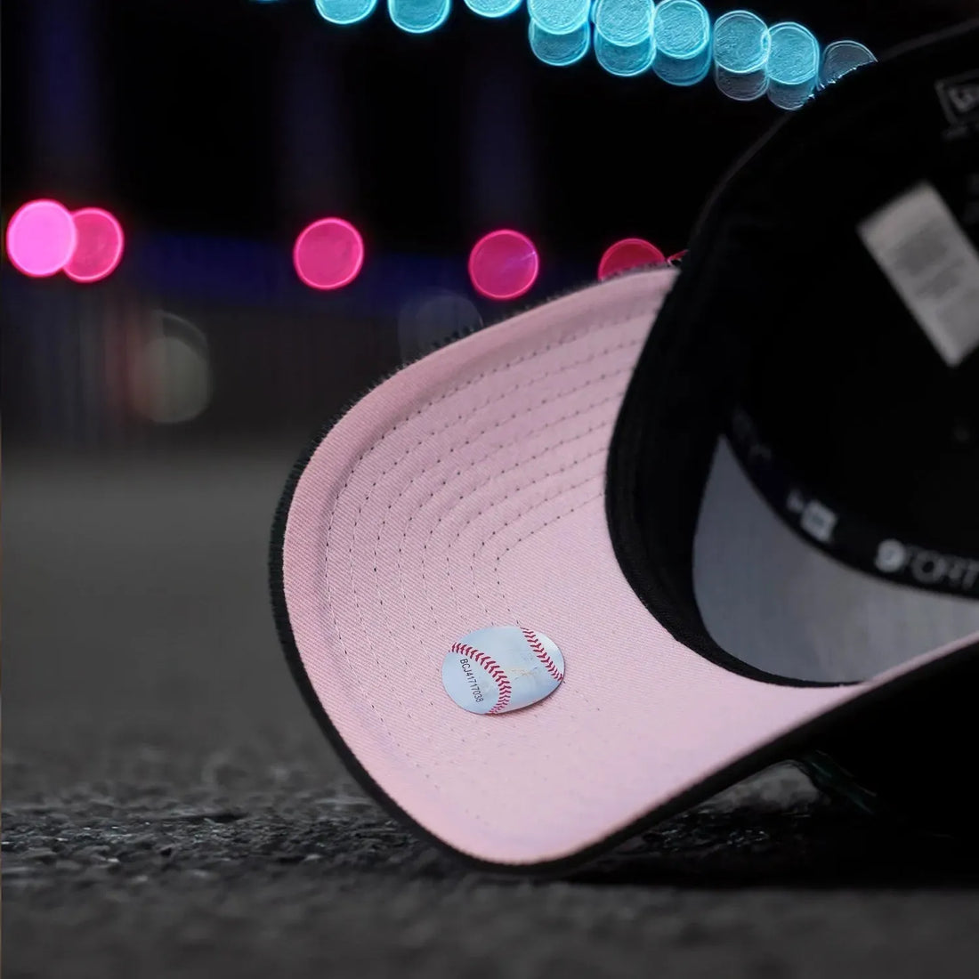 New Era 9FORTY A-FRAME mlb San Francisco Giants 20 aniversario Negro / Rosa uv + pin 📌