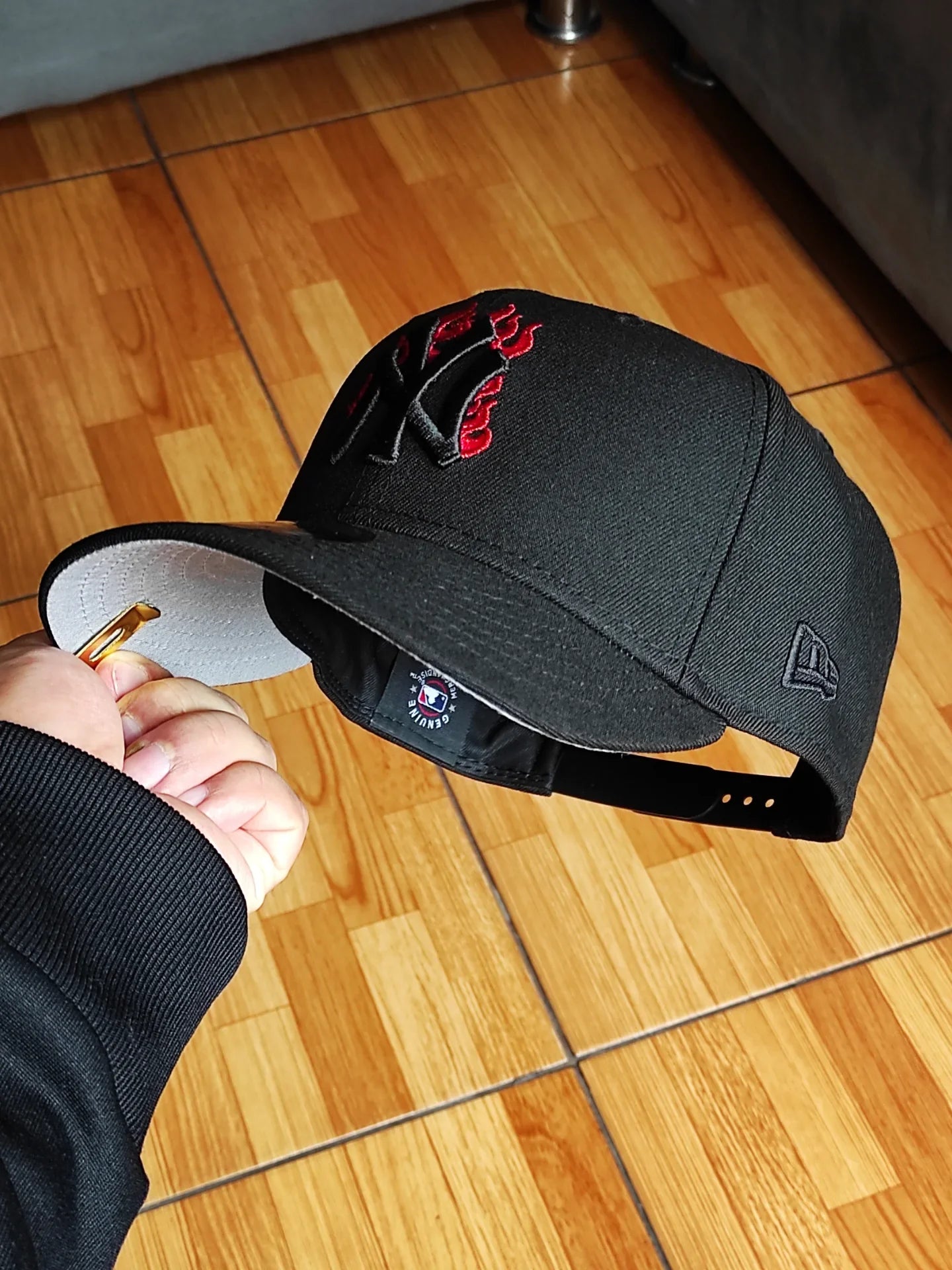 Gorra snapback 9FIFTY New Era New York Yankees llama 🔥 edición negra