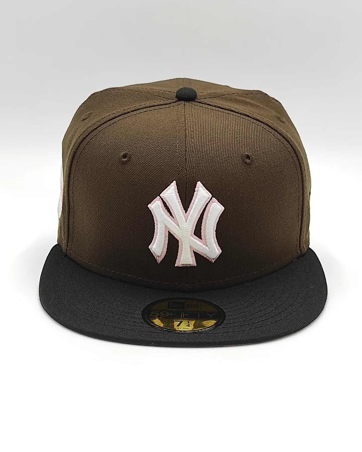 Gorra ajustada 59fifty New Era New York Yankees, edición bicolor marrón, temporada inaugural 2009