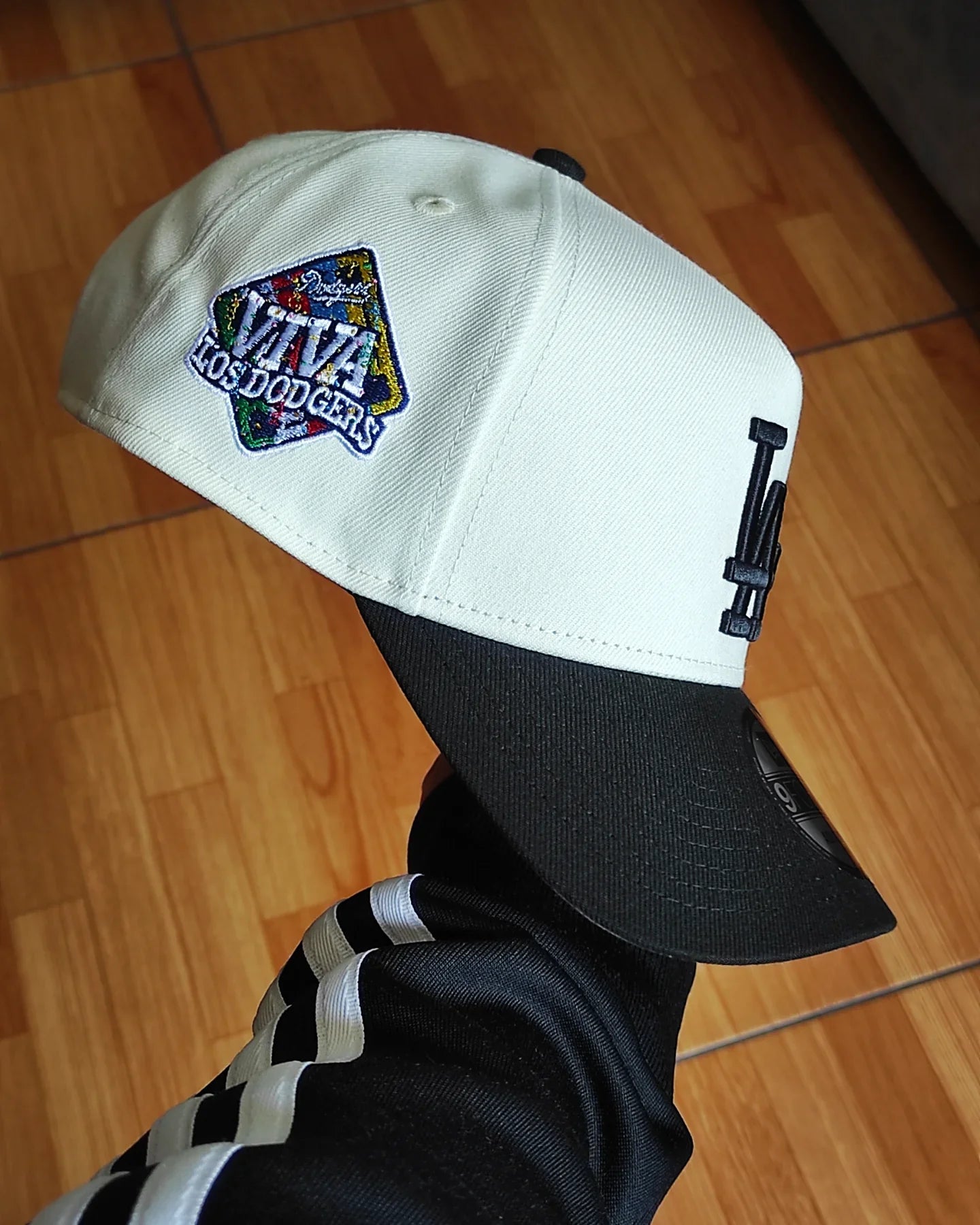 New Era Los Angeles Dodgers Chrome negro 9 FORTY A-FRAME