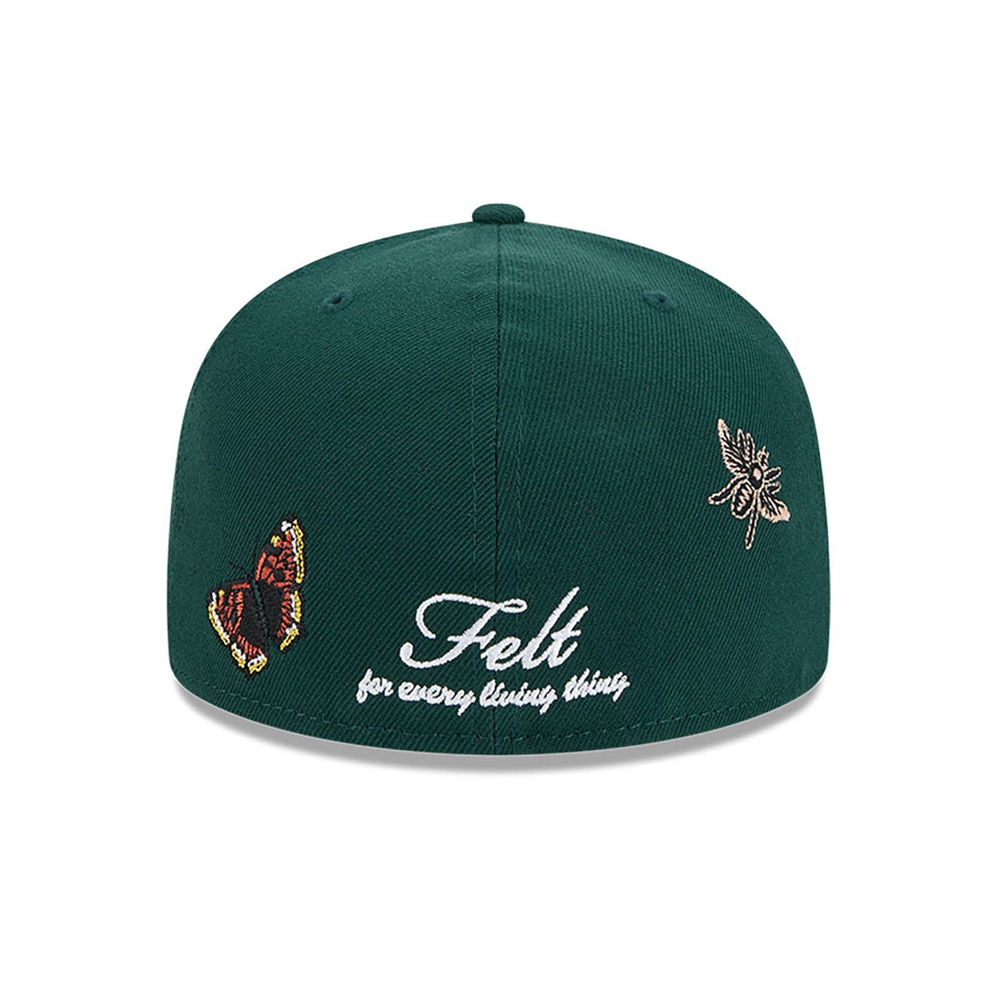 Gorra ajustable New Era 59Fifty Oakland Athletics verde oscuro de fieltro con parte inferior gris