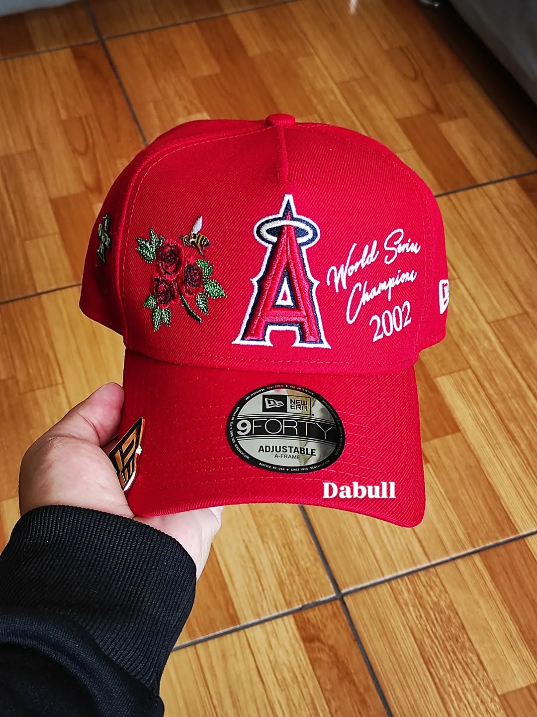 Gorra New Era ANAHEIM ANGELS roja 9FORTY A-FRAME Snapback