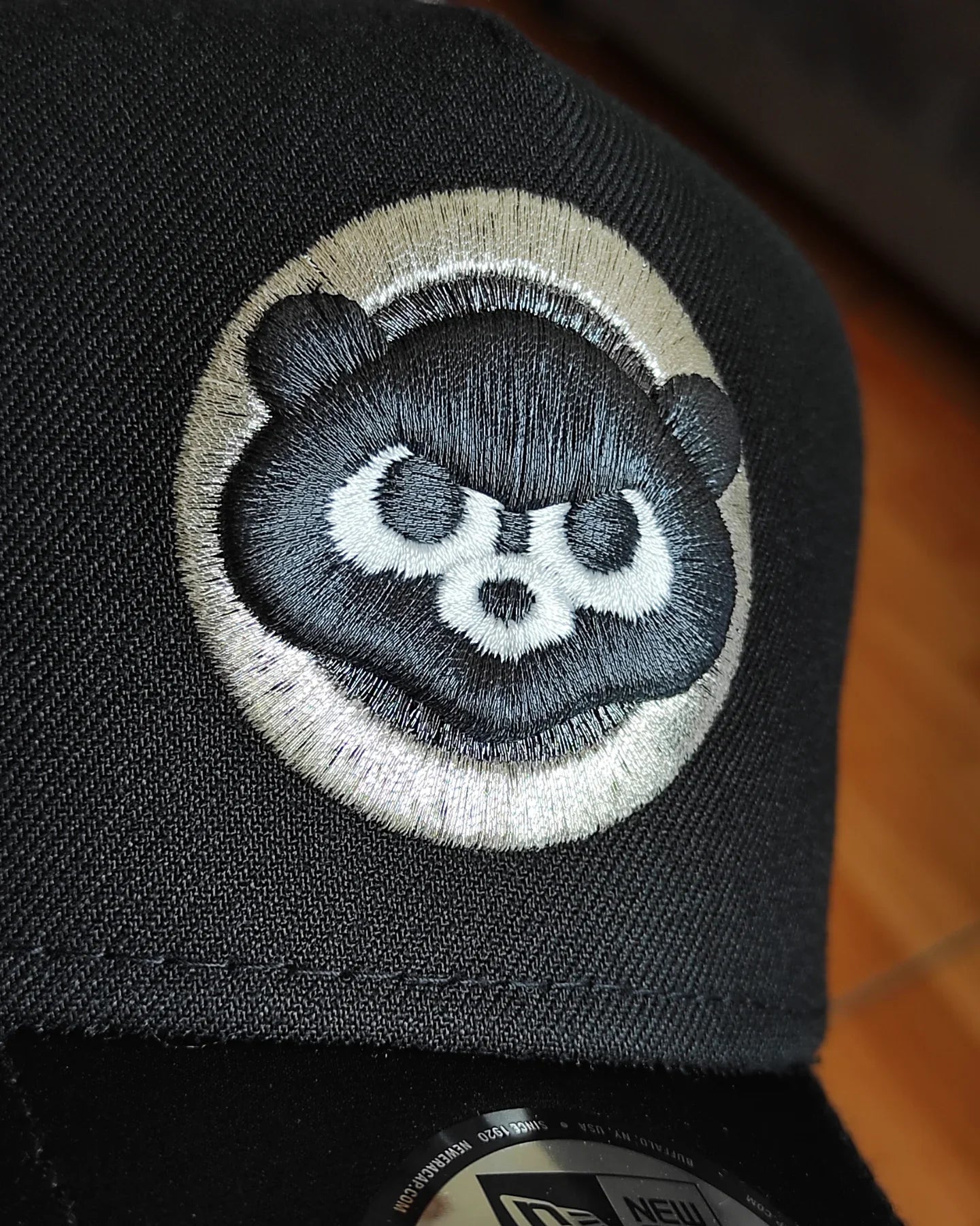 New Era Chicago Cubs visera satinada negra 9 FORTY A-FRAME