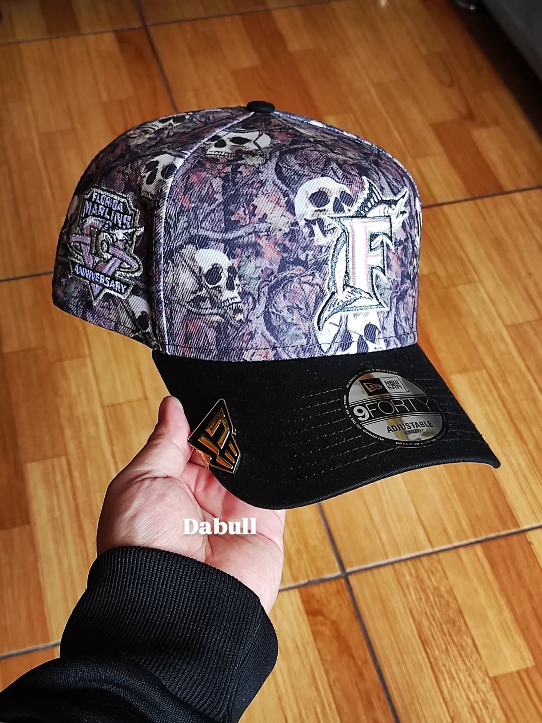 Gorra New Era Florida Marlins CALAVERA ☠️ 9FORTY A-FRAME