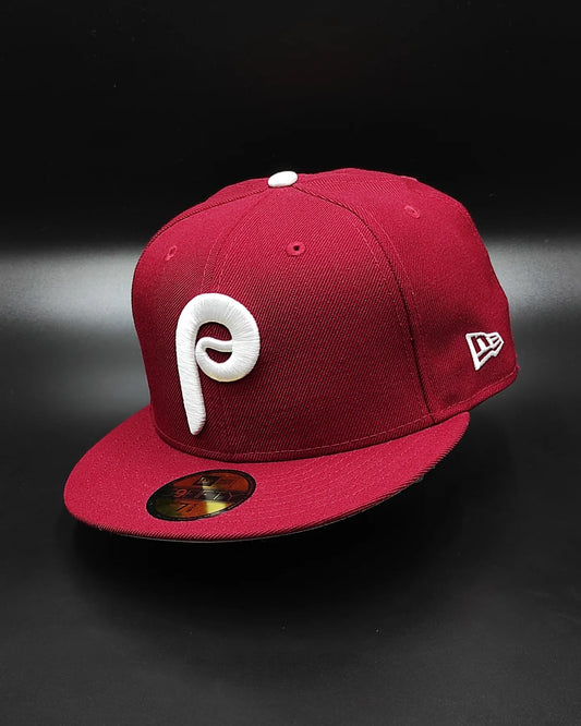 New Era Philadelphia Phillies Retro Ajustada - Cardenal, Blanco