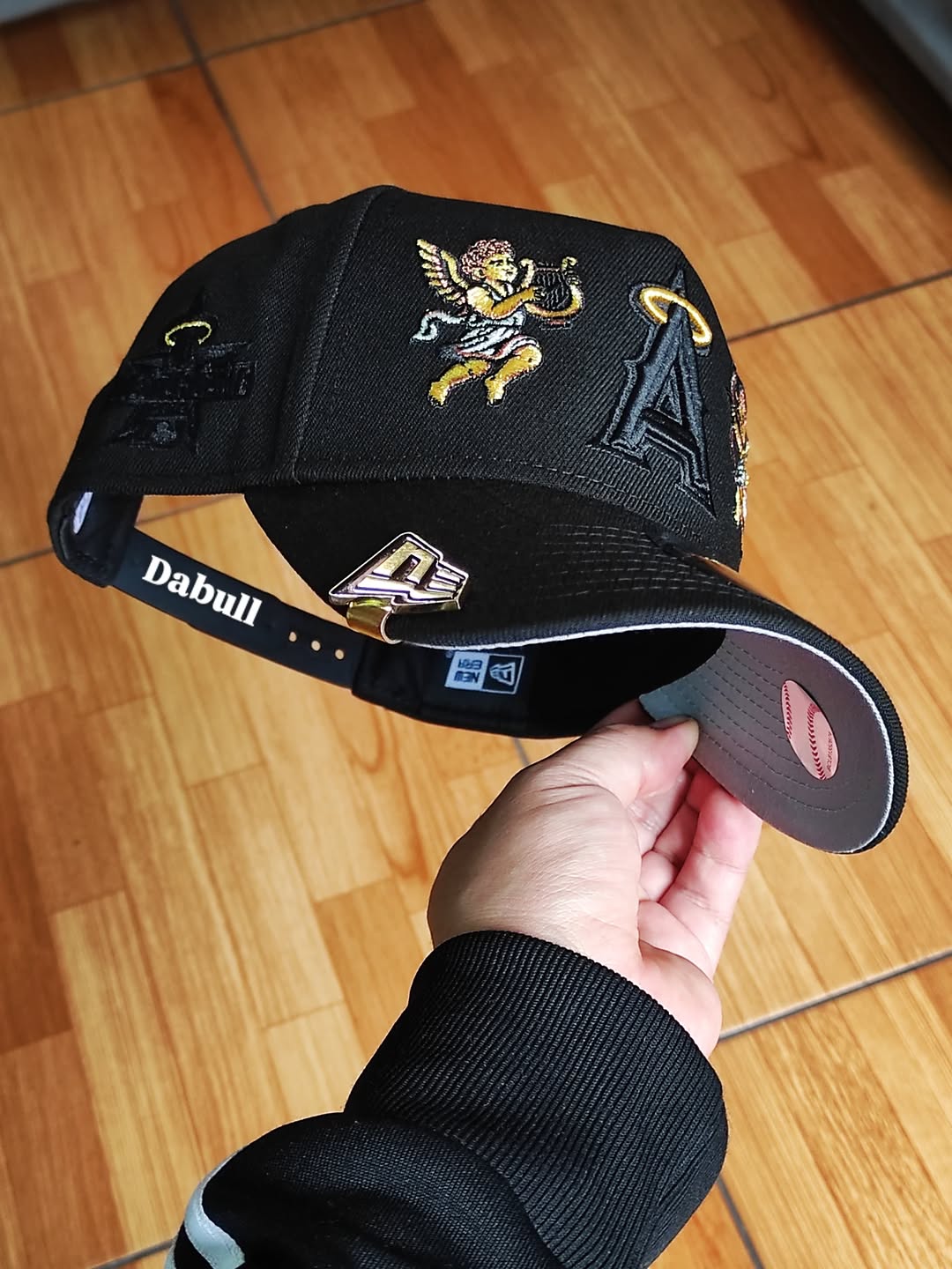 Gorra 9FORTY A-Frame Cupid negra de New Era de los Angels