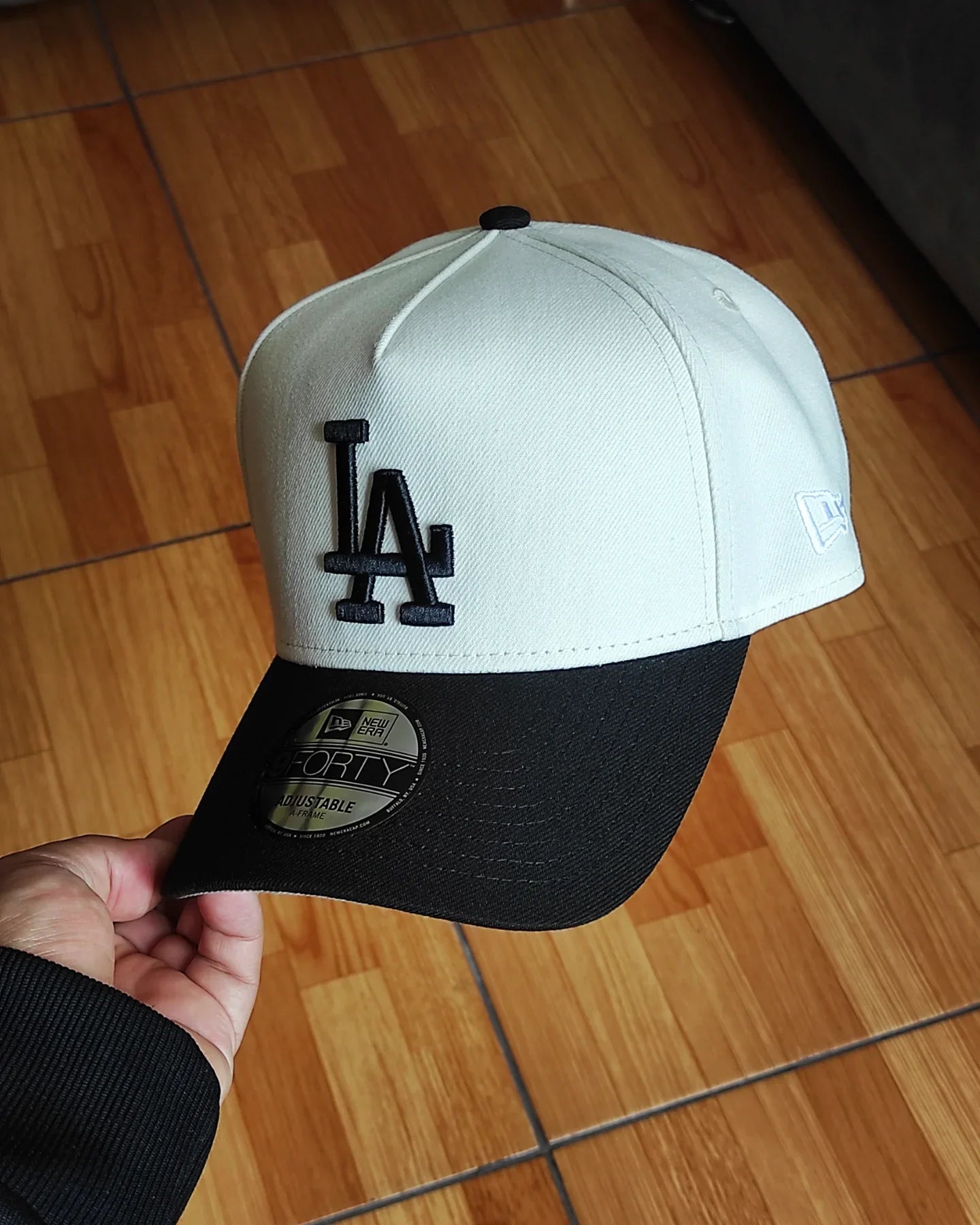 New Era Los Angeles Dodgers Chrome negro 9 FORTY A-FRAME