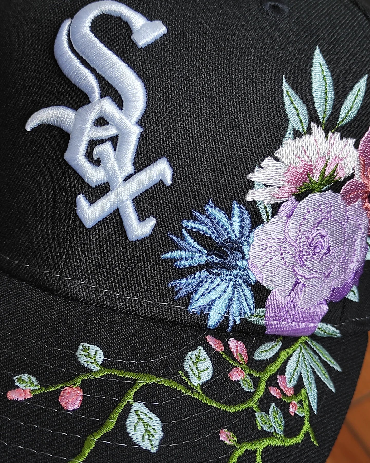 Gorra ajustada 59FIFTY Floral MLB Chicago White Sox de New Era