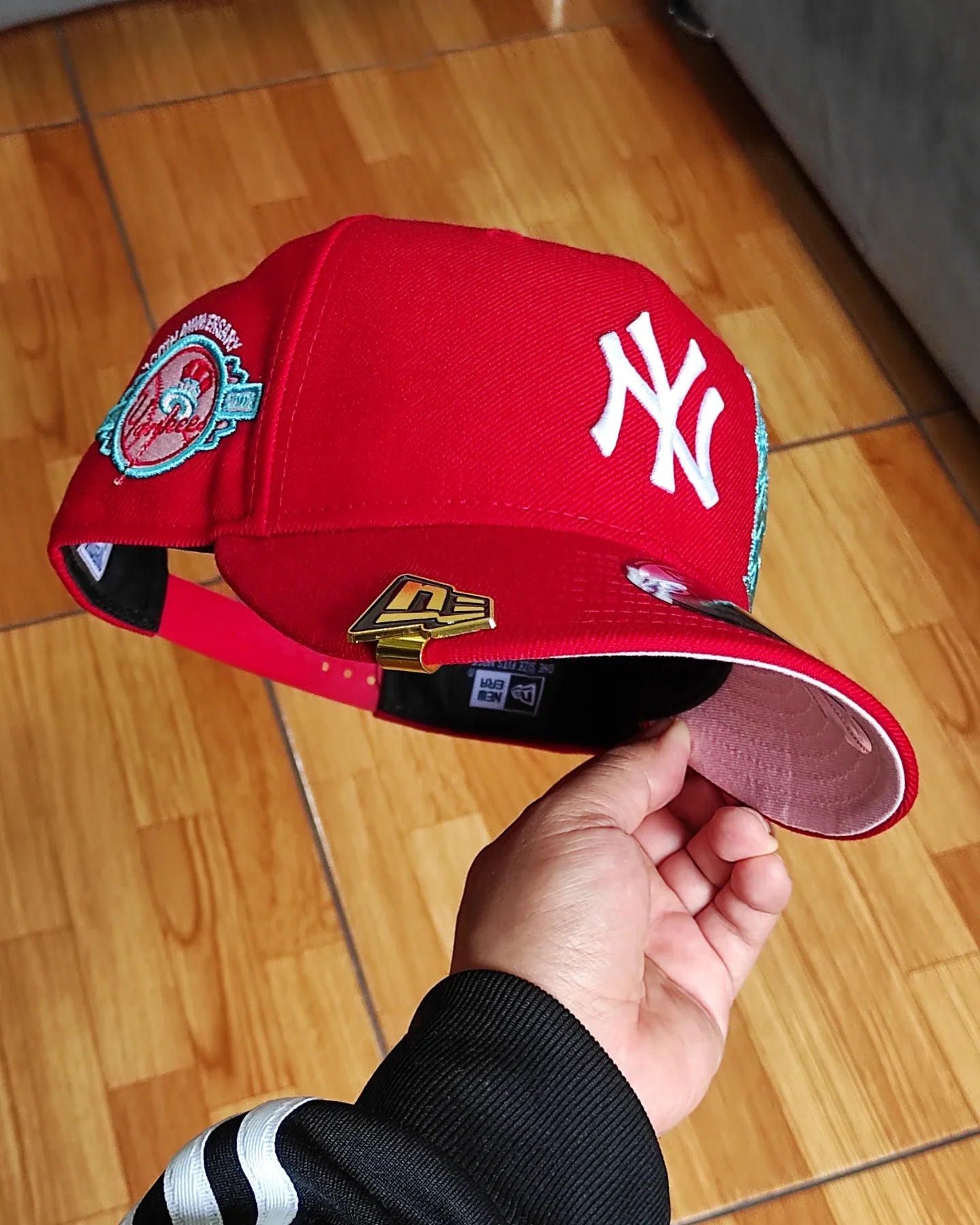 New Era New York Yankees 100 Aniversario Colección Liberty 🗽 9FIFTY Snapback - Rojo