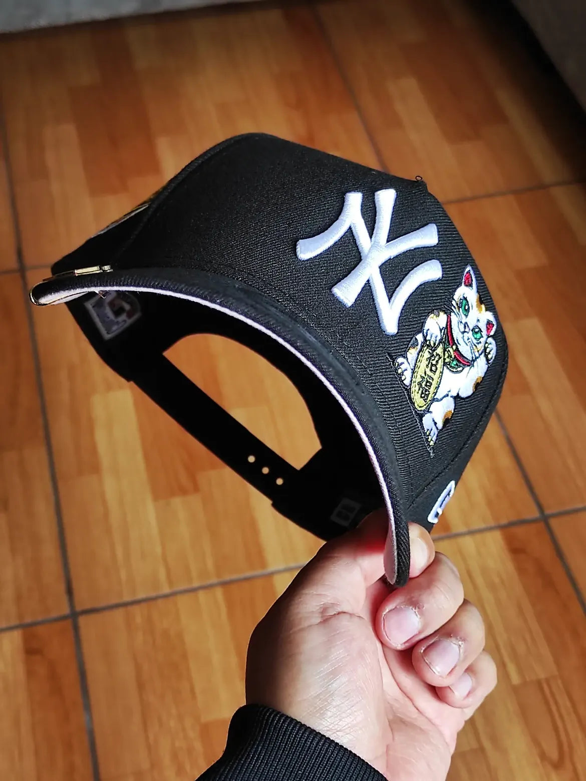 New Era 9FORTY a frame Snapback New York Yankees World Series 1996 Lucky cat pink uv