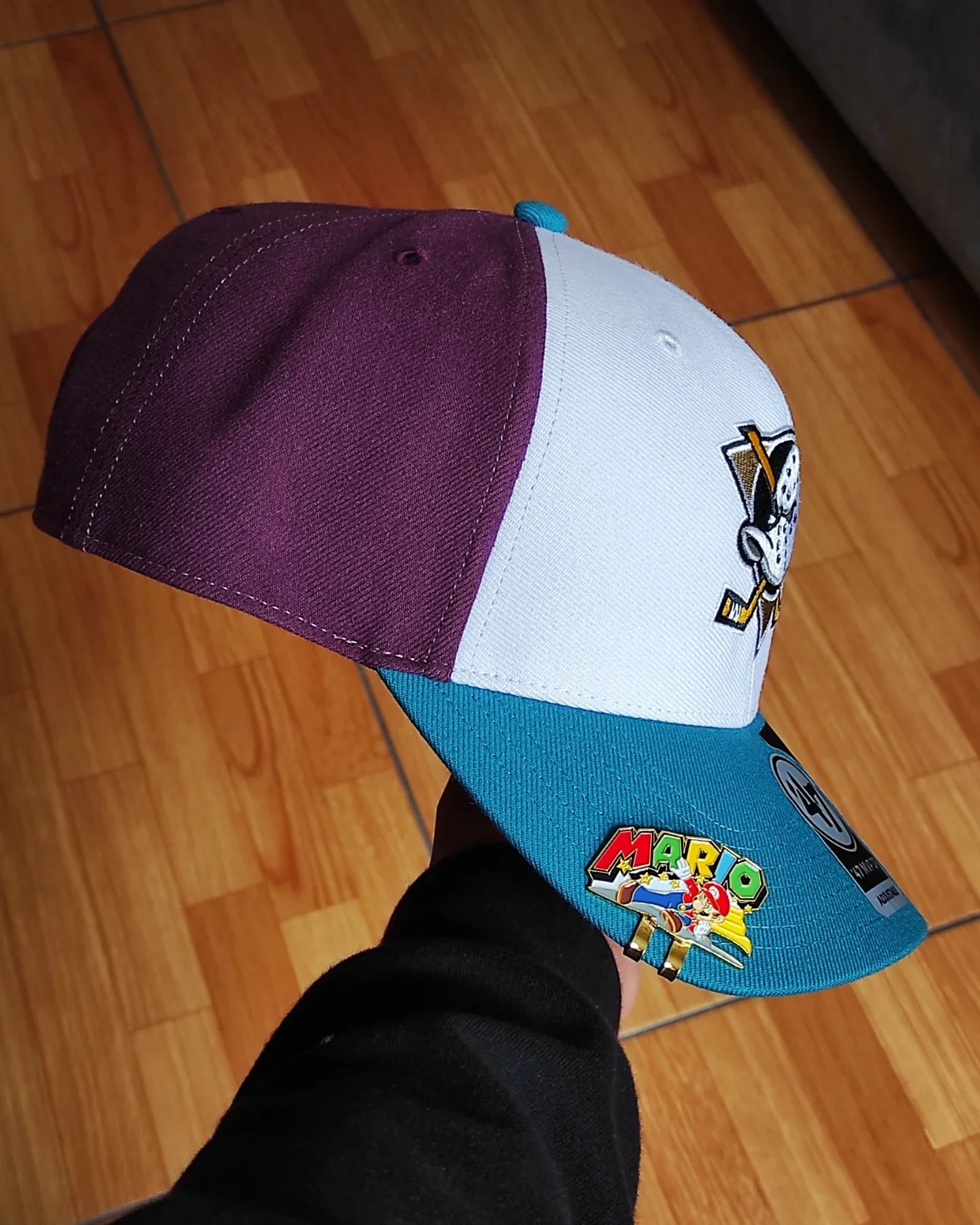 47BRAND Anaheim Ducks gorra de béisbol de la zona fría