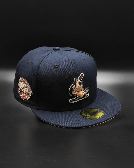 Gorra ajustada New Era St. Louis Cardinals World Series 1967 Navy Peach Edition 59Fifty