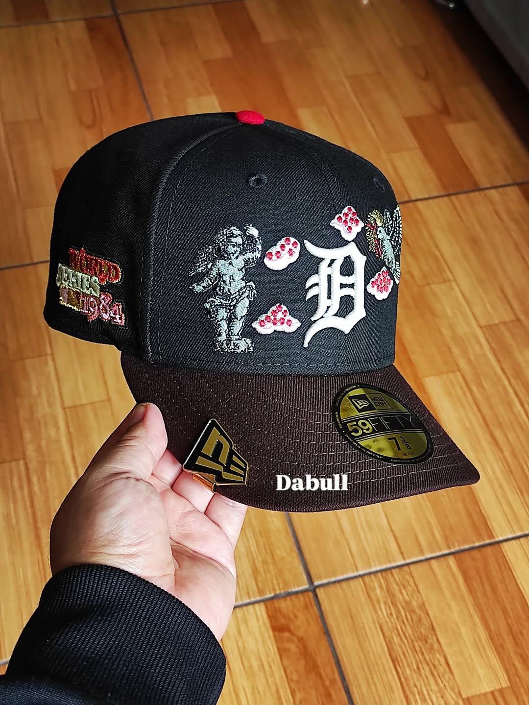 Detroit Tigers mlb NEGRO dos tonos rosa uv/ New Era 59fifty