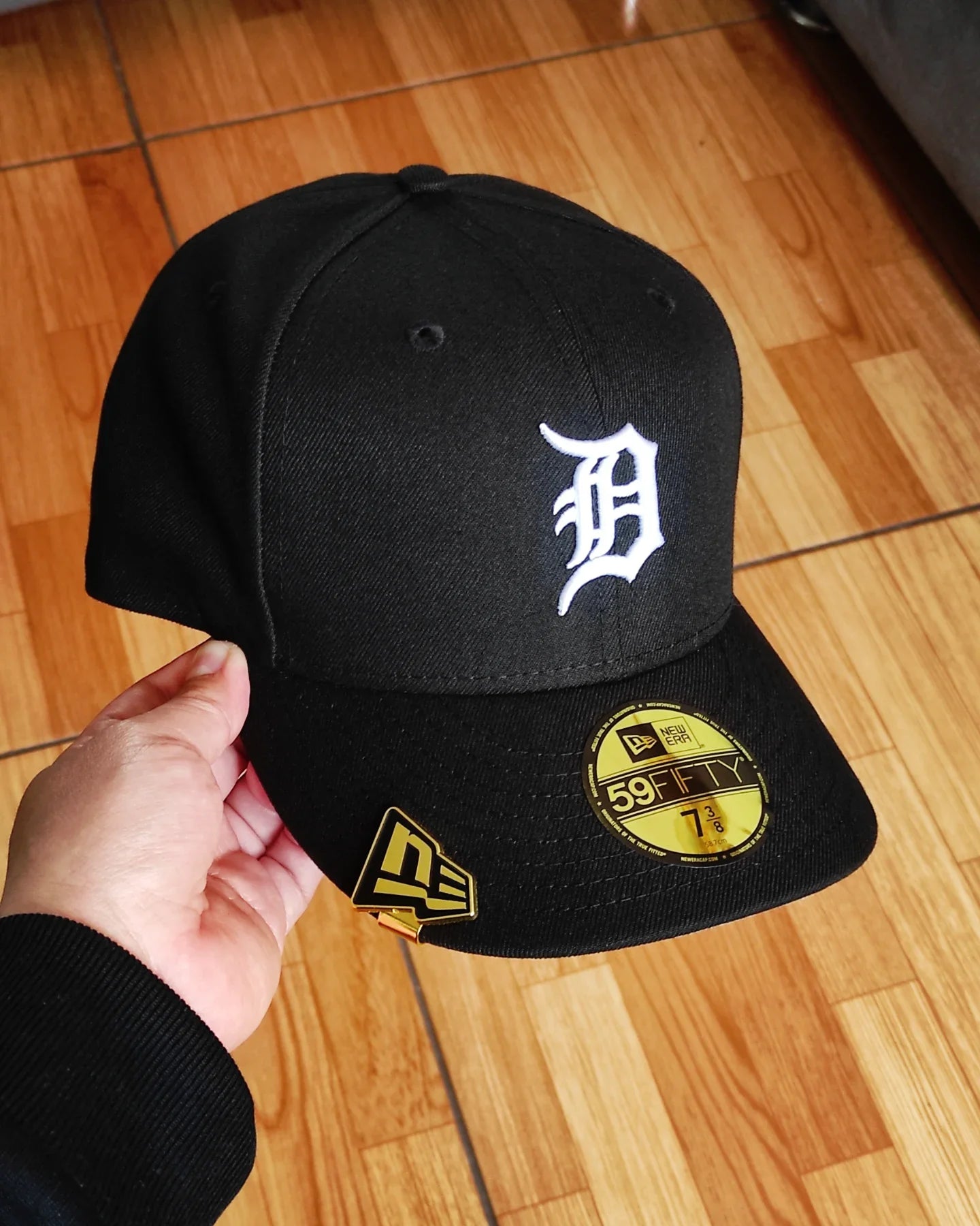 Gorra ajustada New Era Detroit Tigers Black edition 59 fifty
